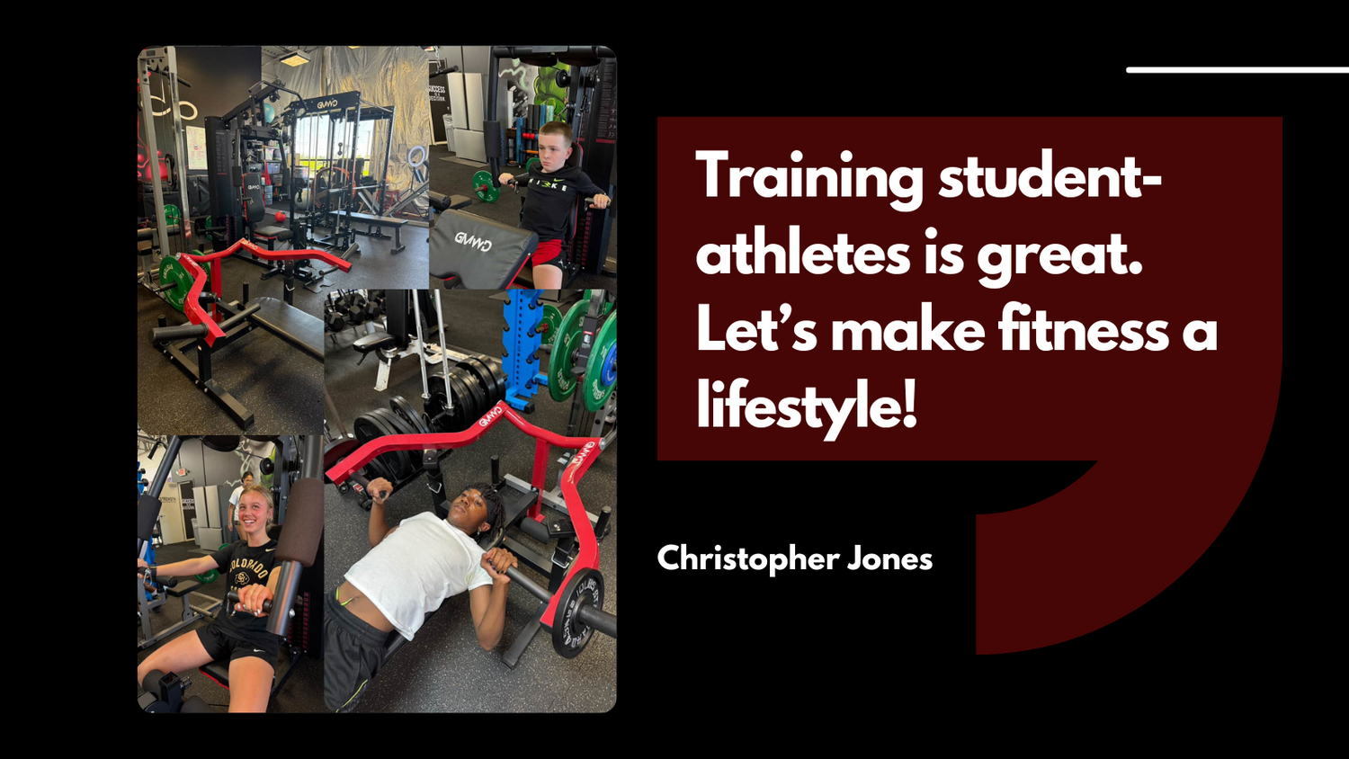 Christopher Jones: Building Champions from the Ground Up