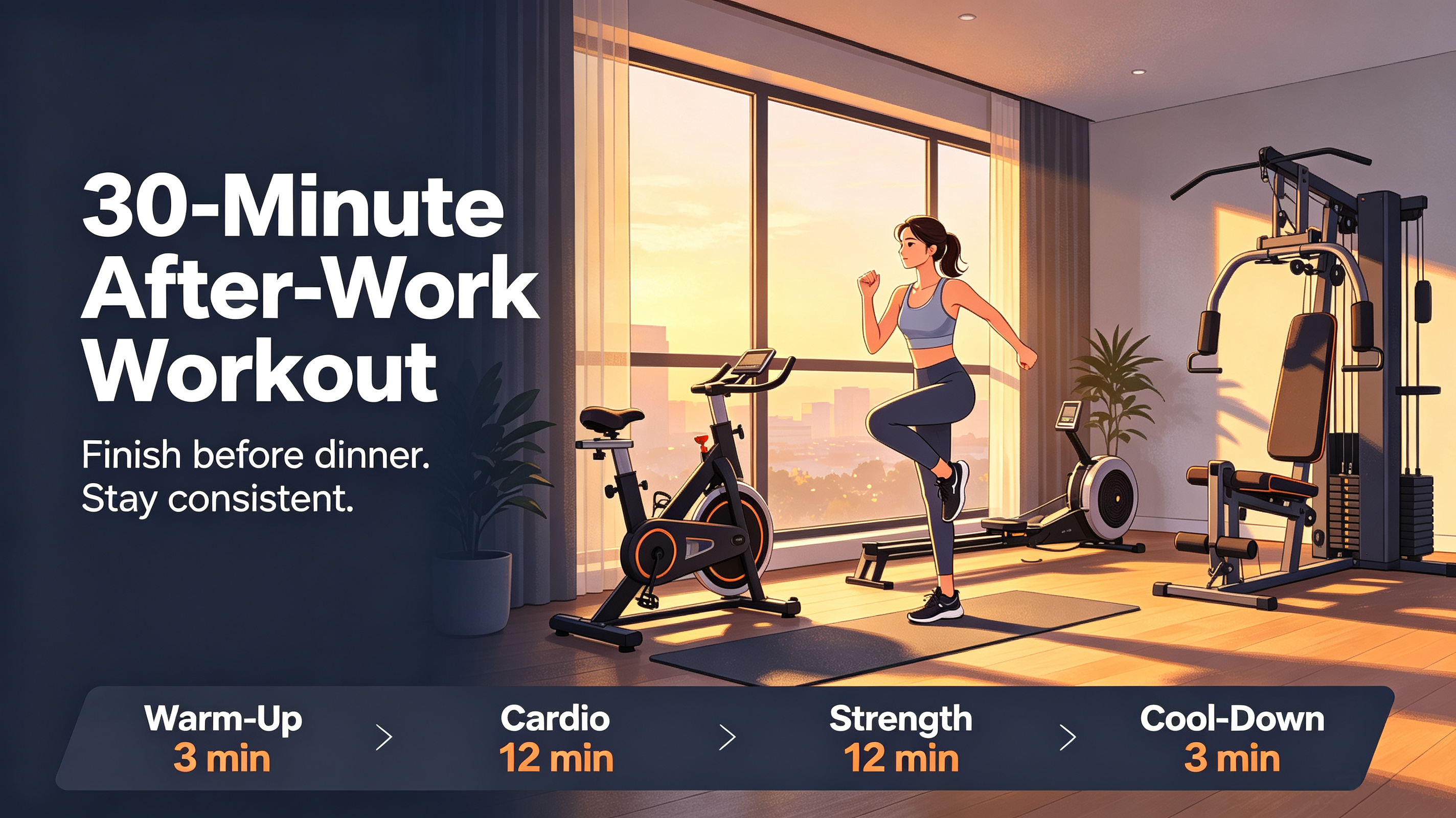 The 30-Minute After-Work Workout: A Simple Routine for Busy Professionals