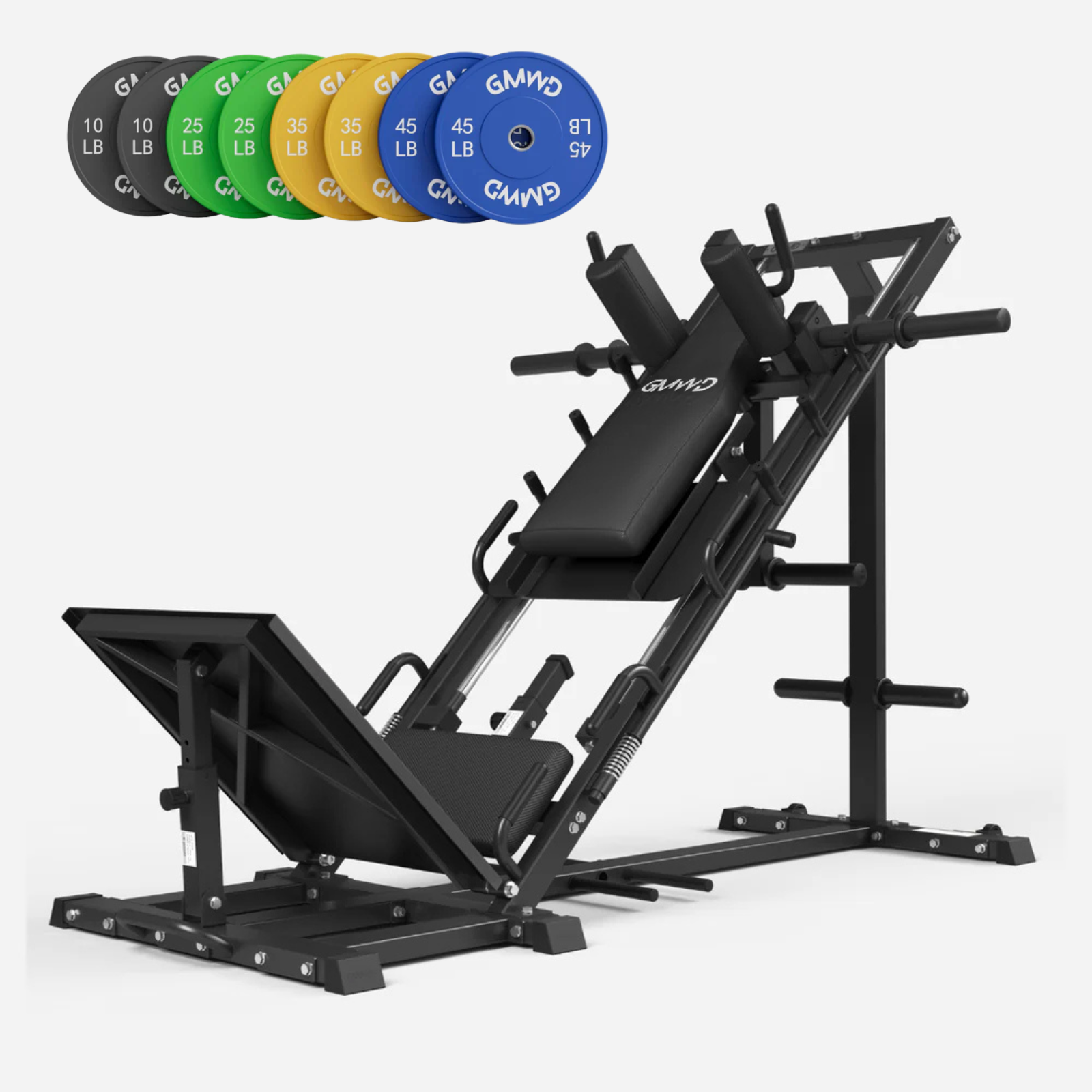 2-in-1 Leg Press Hack Squat Machine DD07