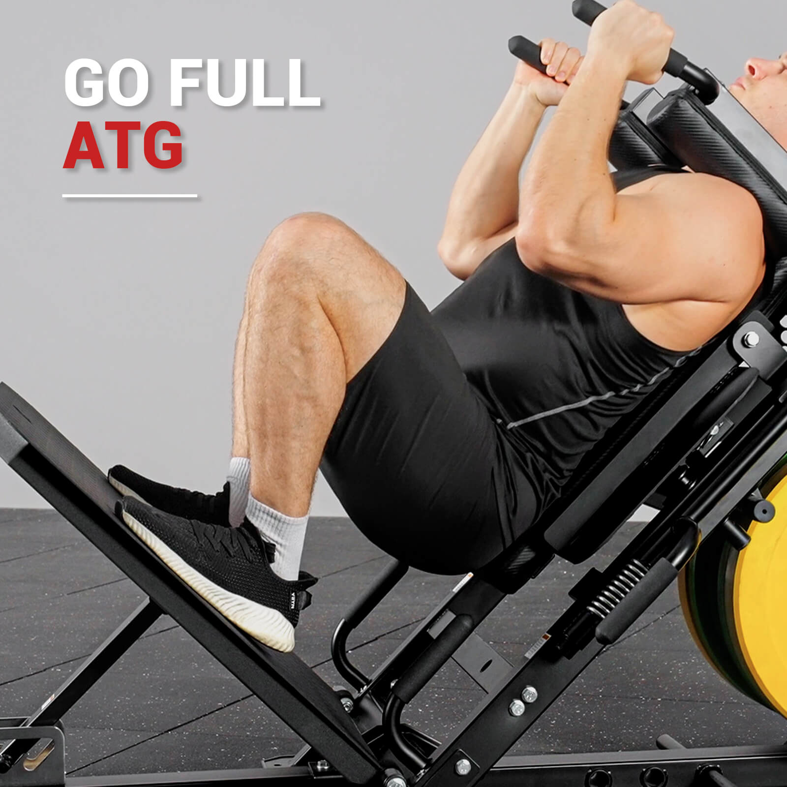 Ultimate 2-in-1 Leg Press Hack Squat Machine DD09