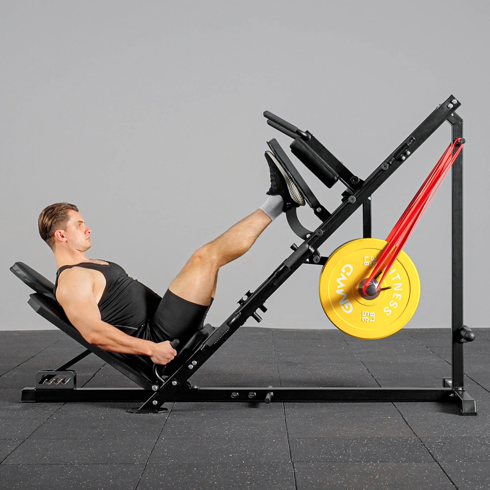 Ultimate 2-in-1 Leg Press Hack Squat Machine DD09