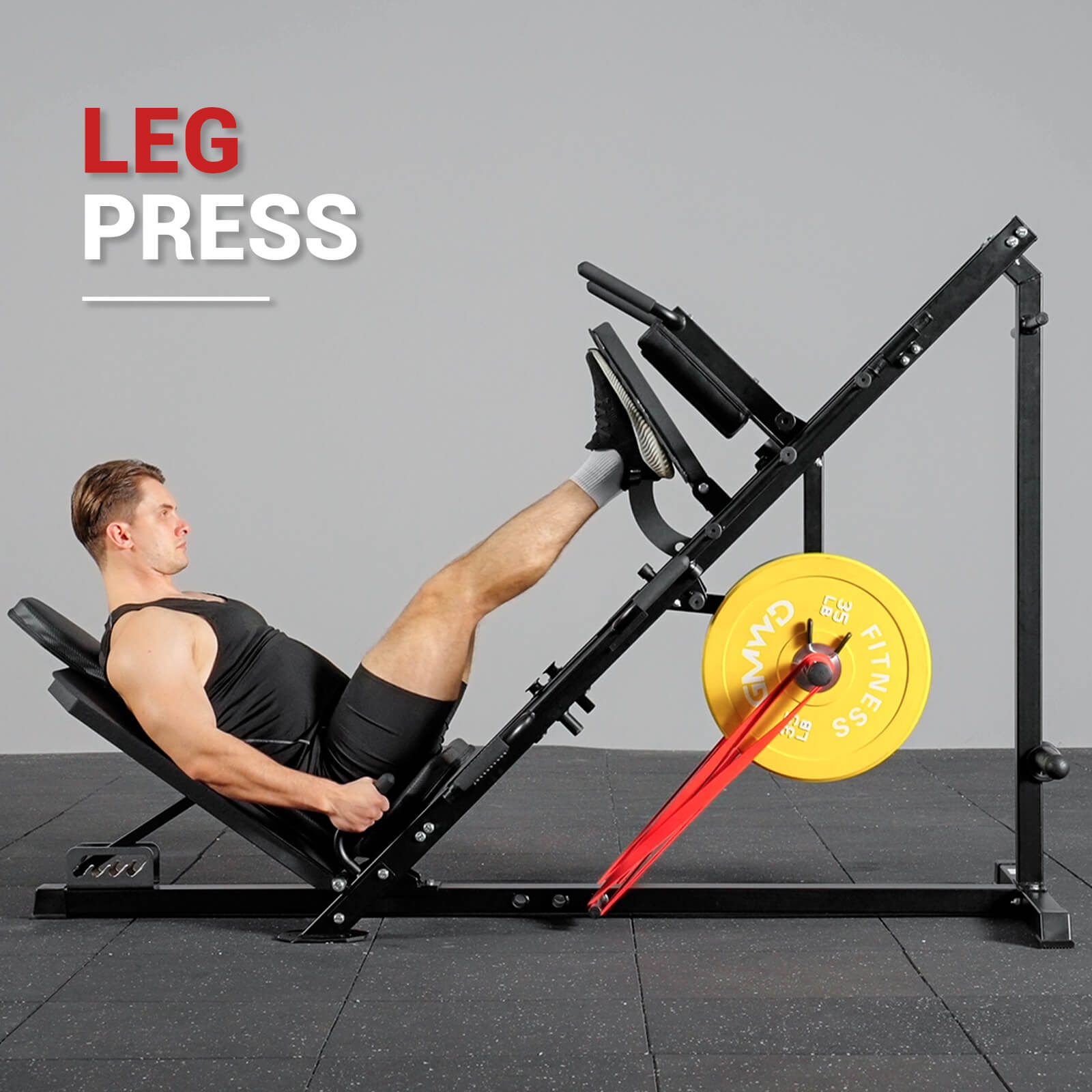 Ultimate 2-in-1 Leg Press Hack Squat Machine DD09