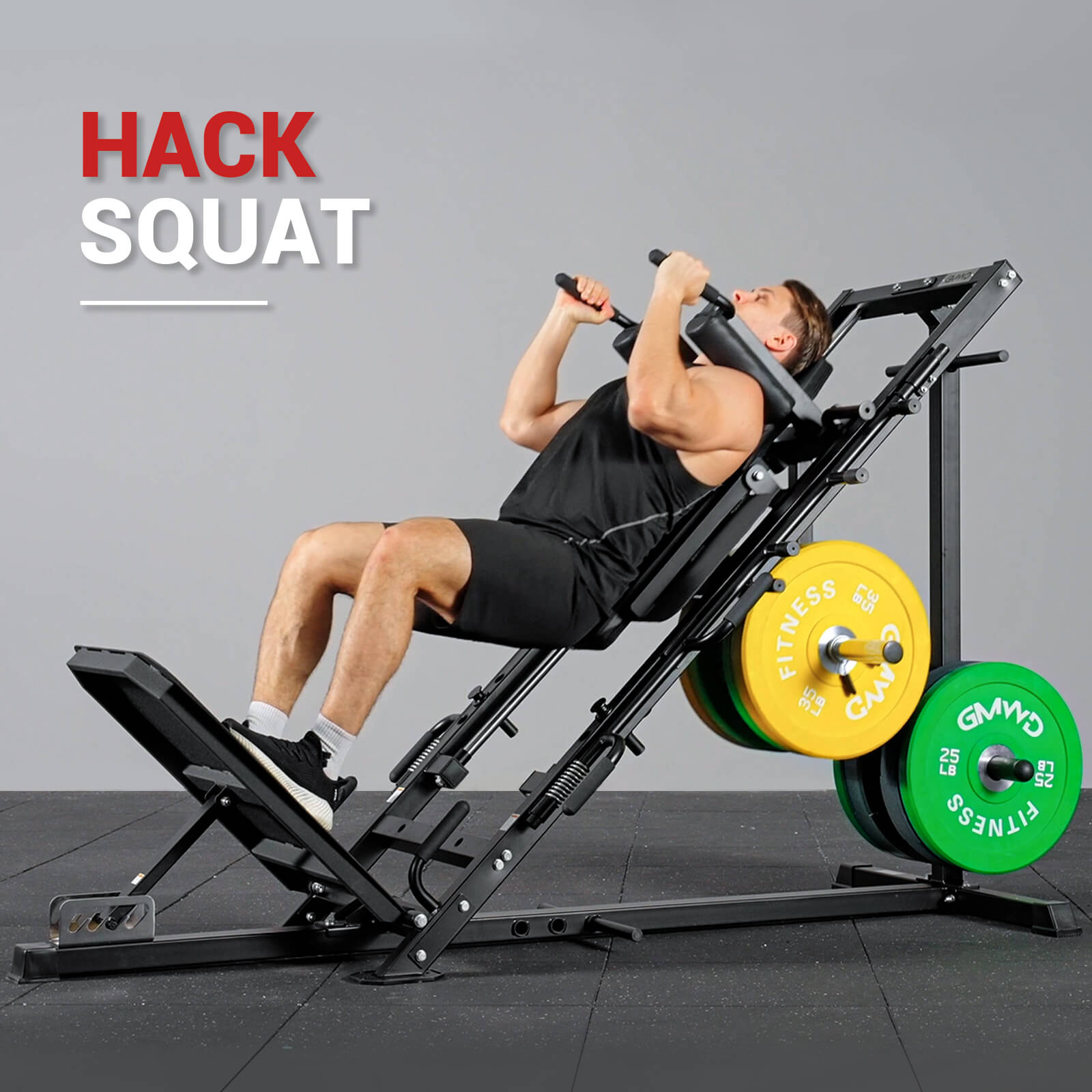 Ultimate 2-in-1 Leg Press Hack Squat Machine DD09