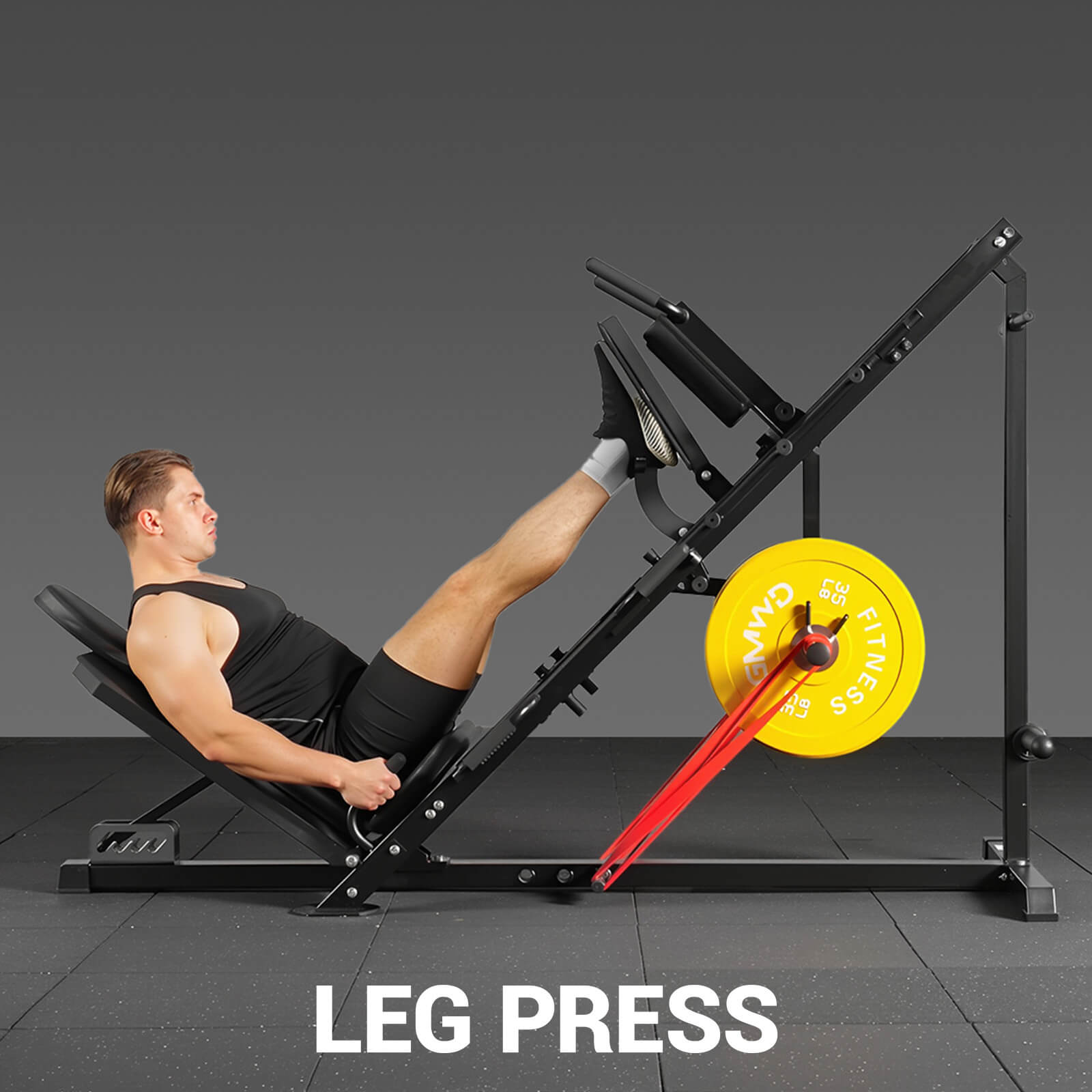 Ultimate 2-in-1 Leg Press Hack Squat Machine DD09