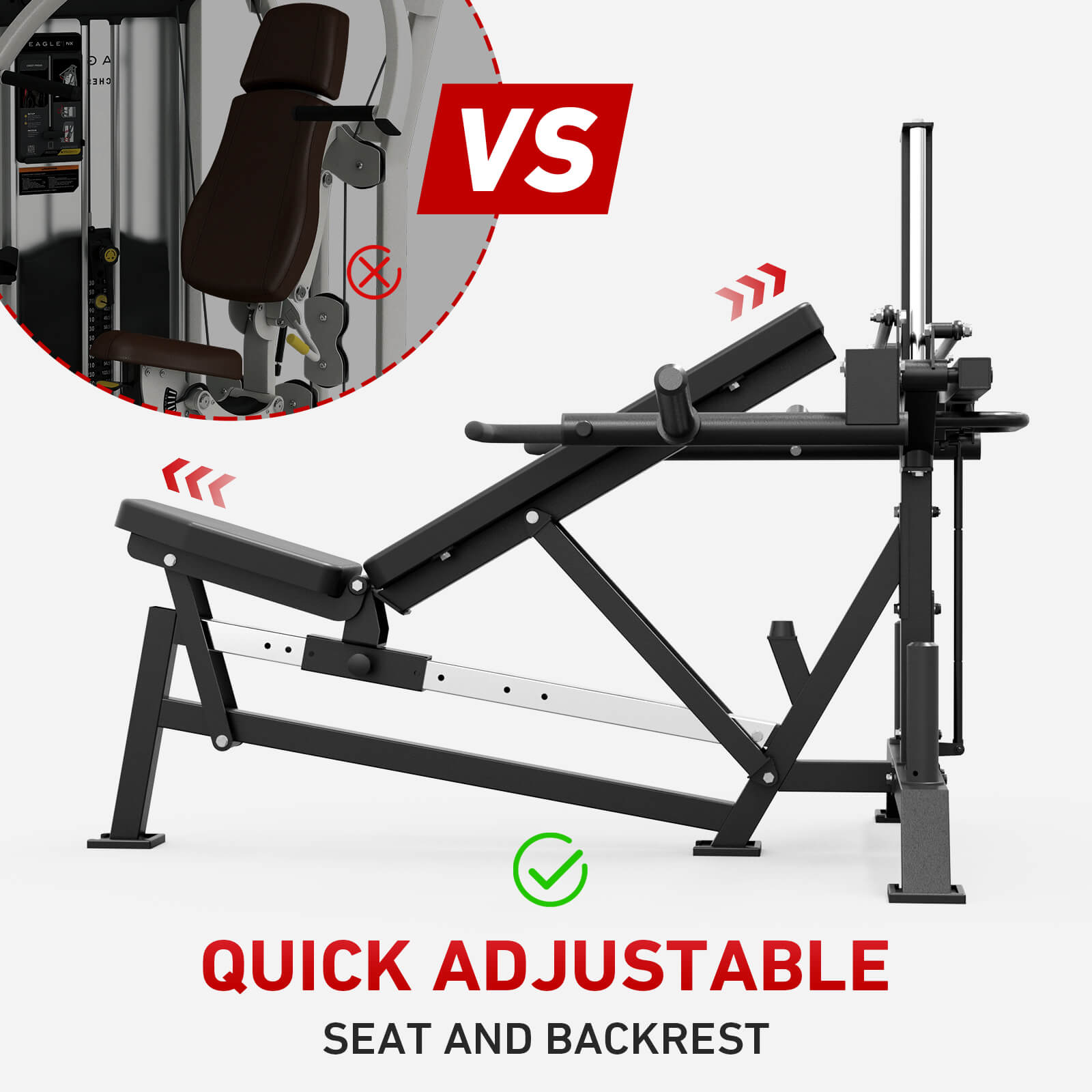 3-in-1 Bench Press Shoulder Press Machine V7