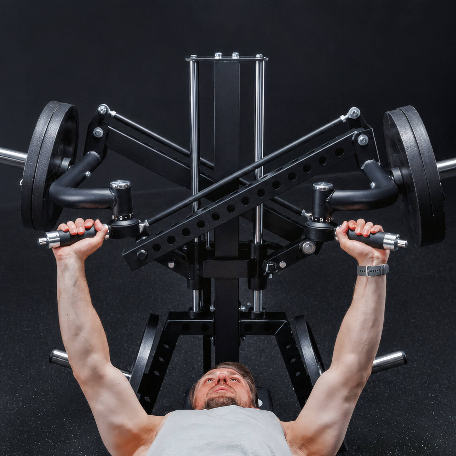 FID Bench Press Shoulder Press Machine V8