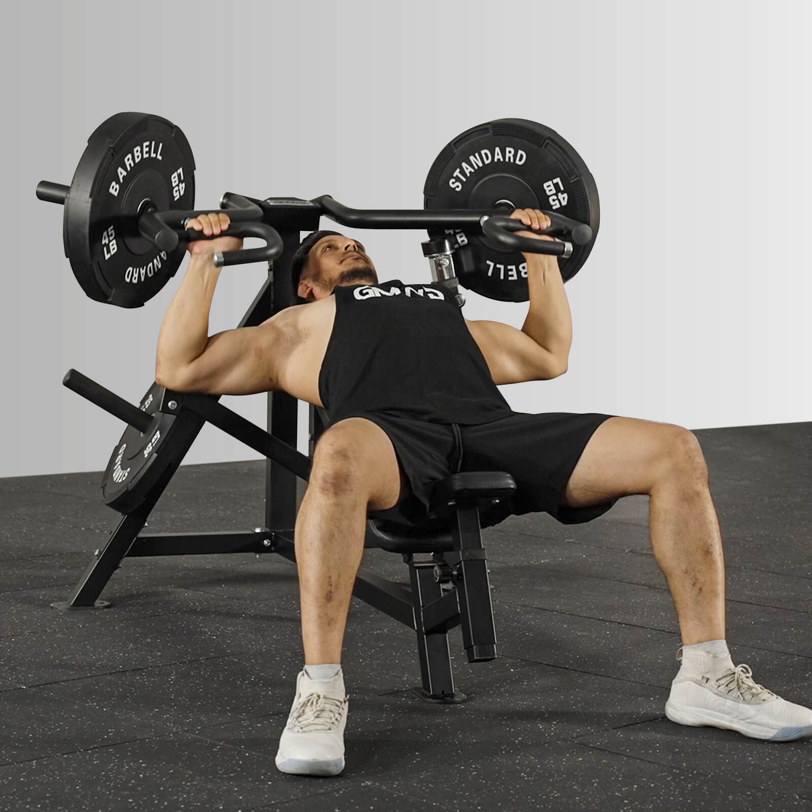 chest press machine V2 high grip workout-gmwd fitness