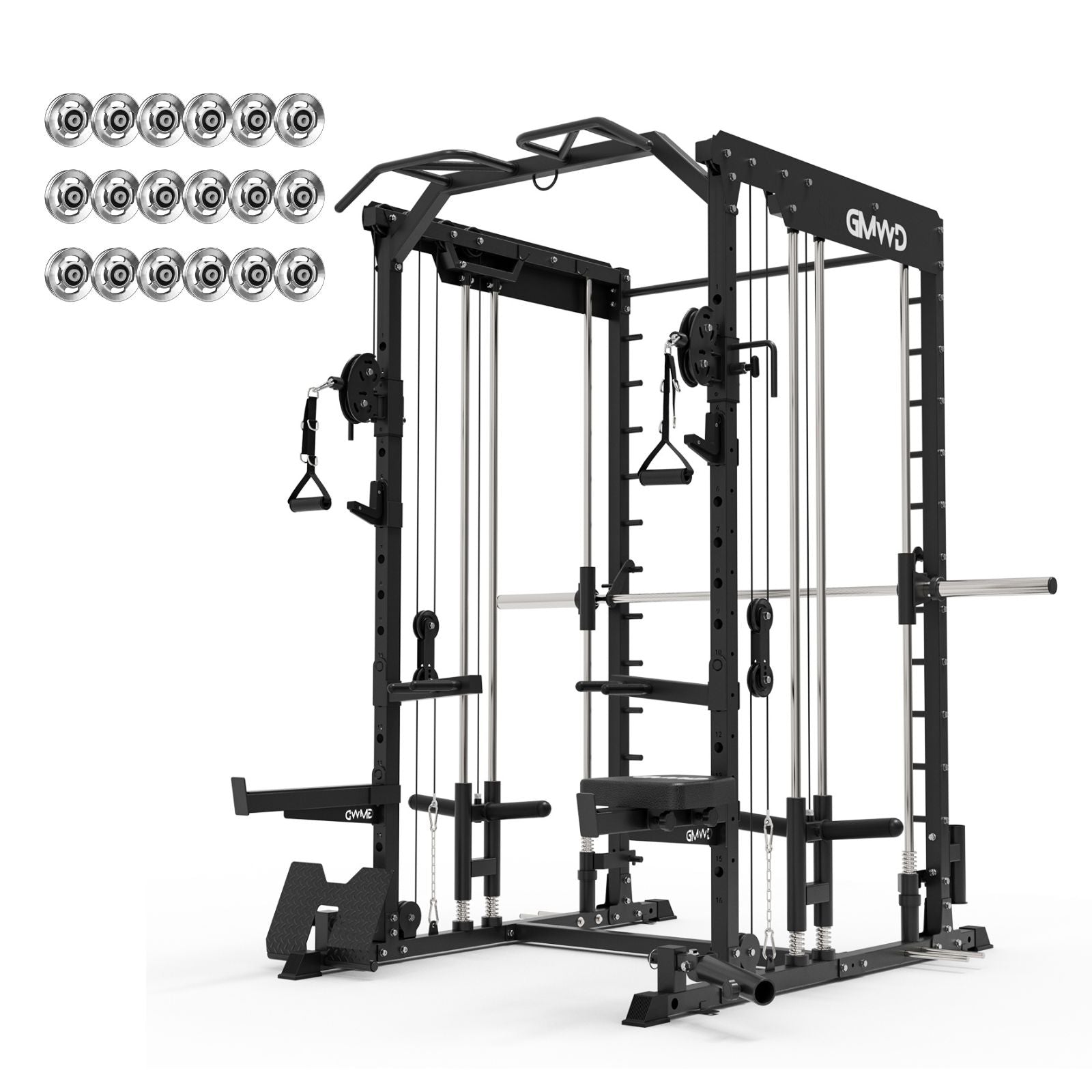 Dual Action Smith Machine with Functional Trainer SM01