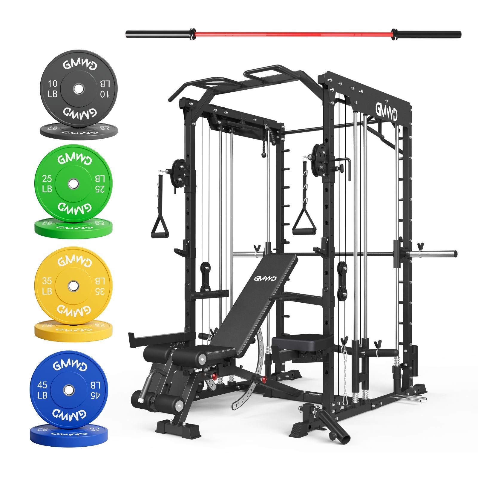 Dual Action Smith Machine with Functional Trainer SM01