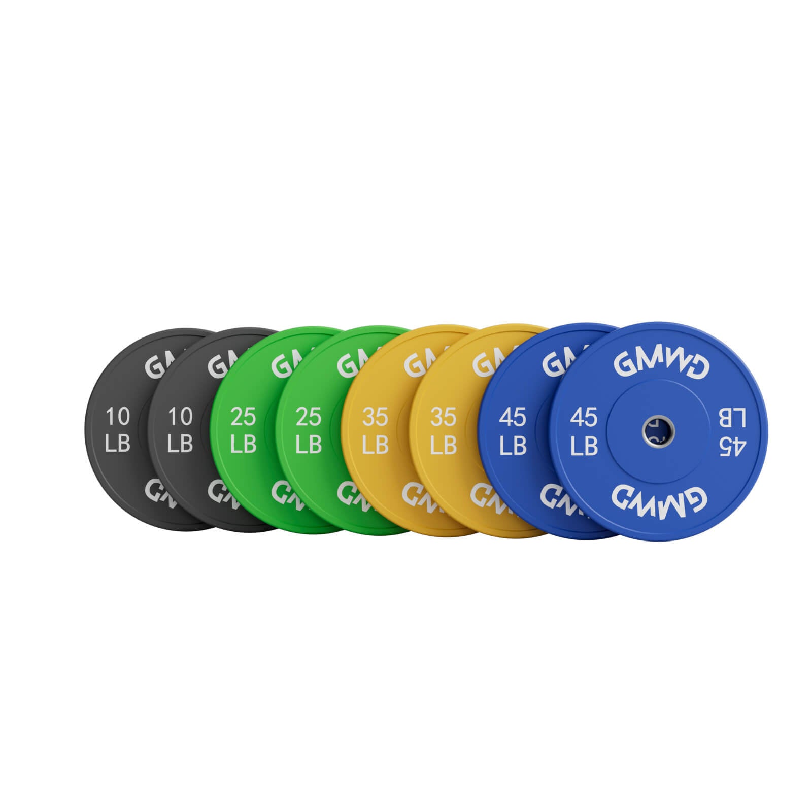 EZ Grip Bumper Plates 230LBS Colorful