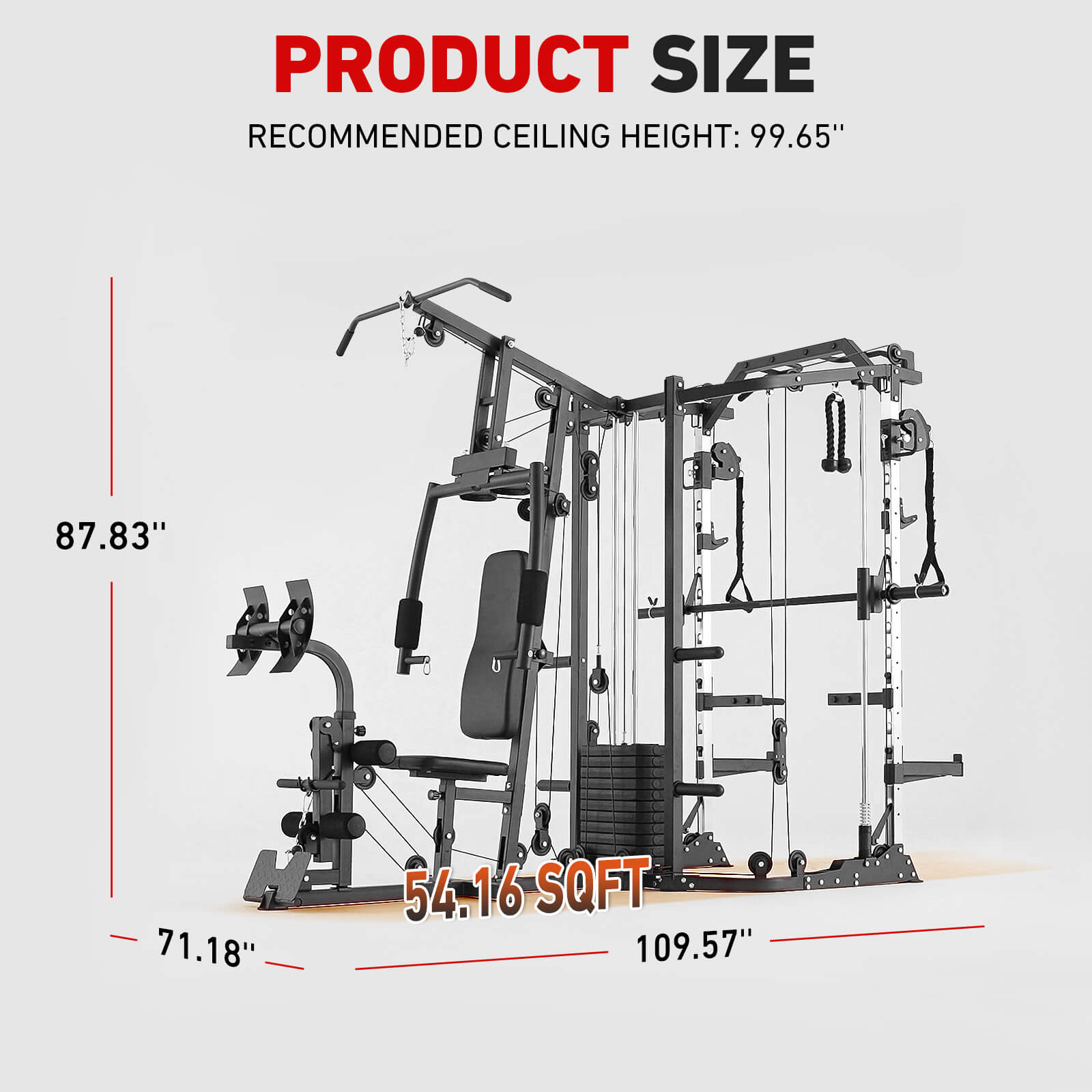 Multi Gym Station Smith Machine HSM