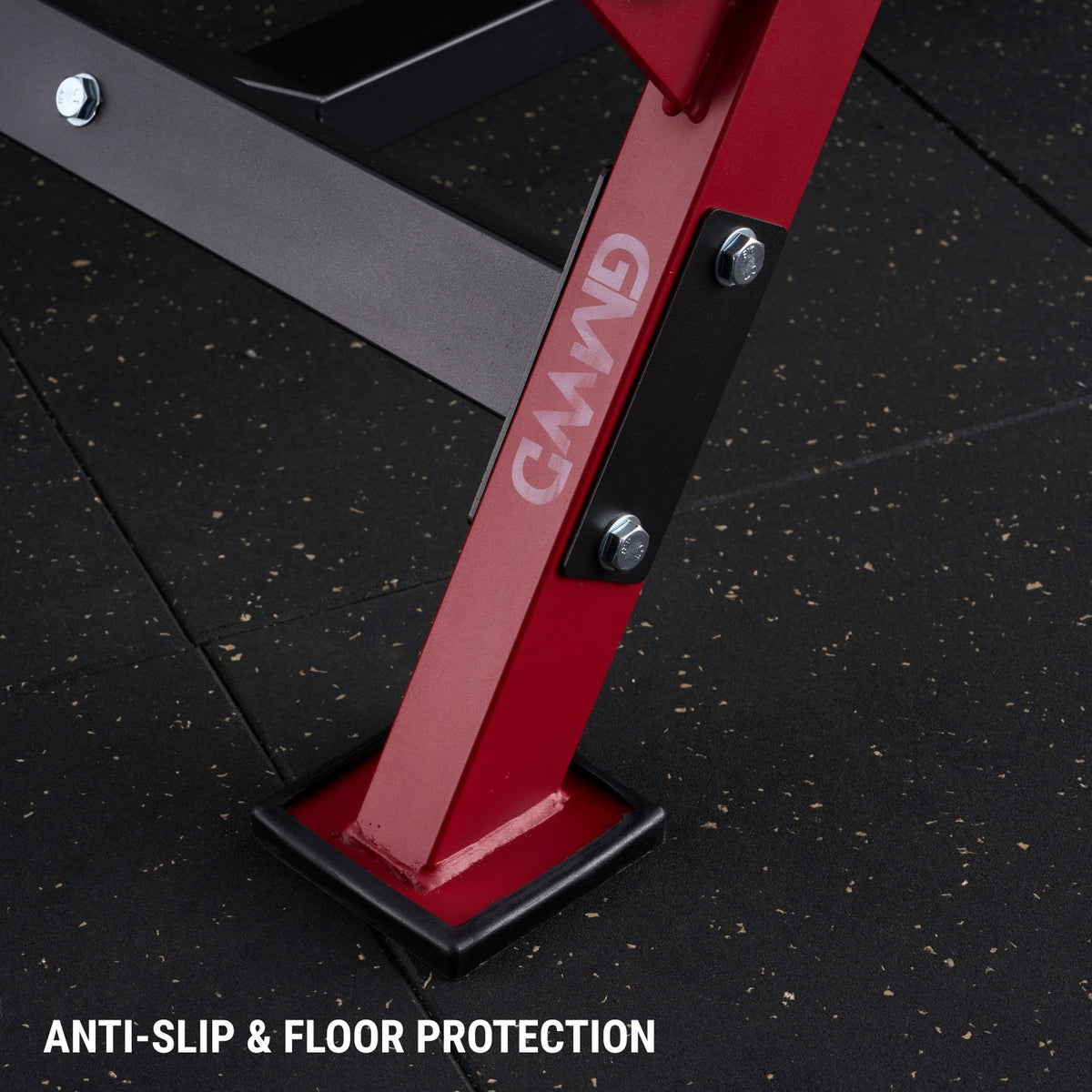 GMWD PB02 Preacher Curl Bench Anti-Slip Base Foot Cover for Floor Protection and Stability