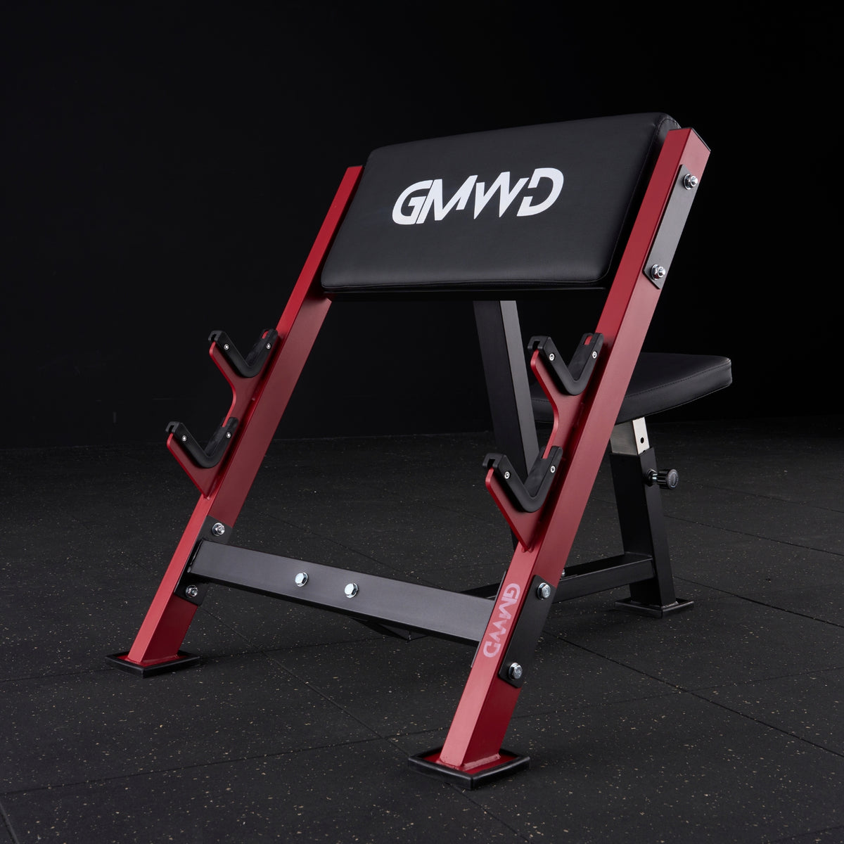 GMWD PB02 Heavy-Duty Commercial Preacher Curl Bench for Home Gym Bicep Training