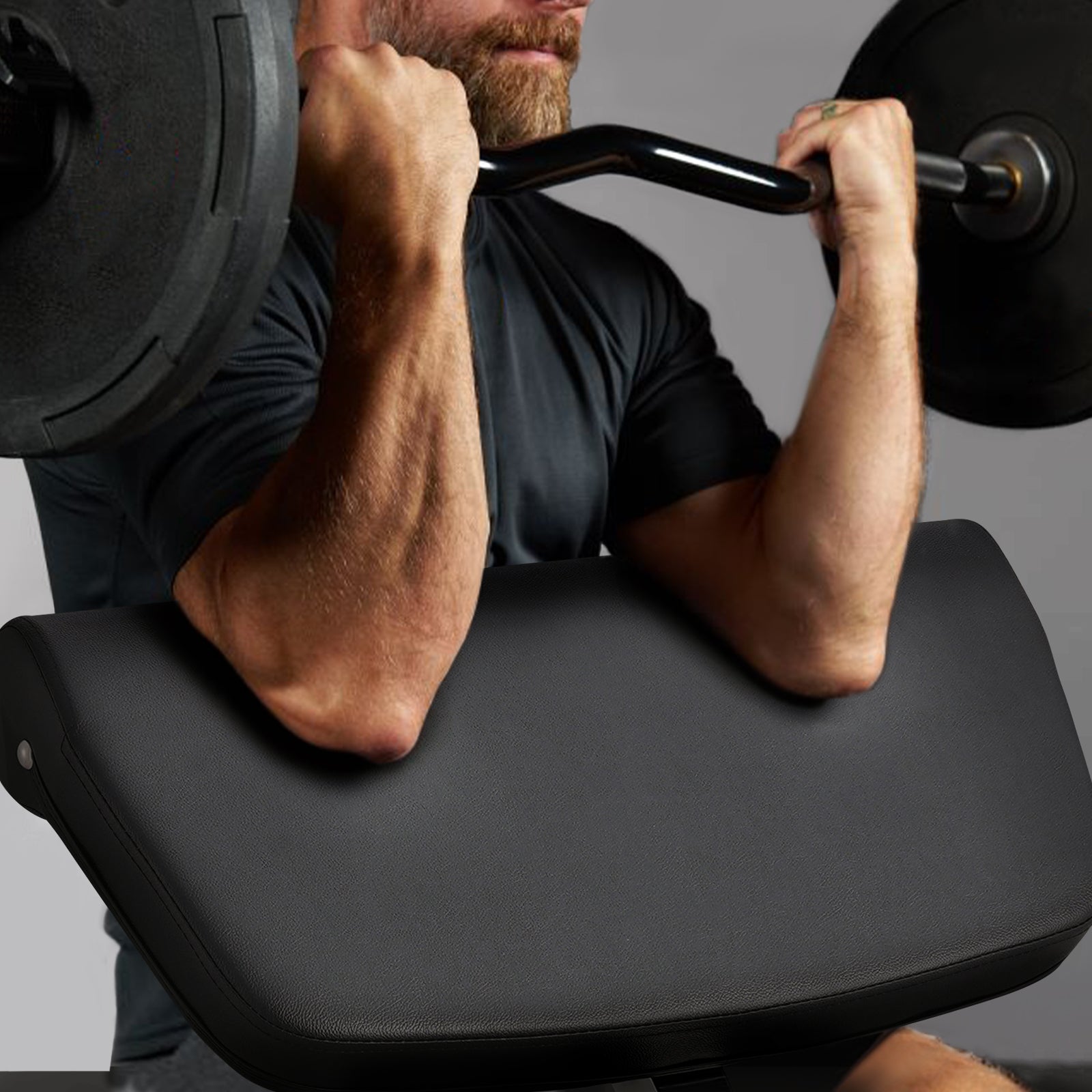 Preacher Curl And Back Extension Bench MS18