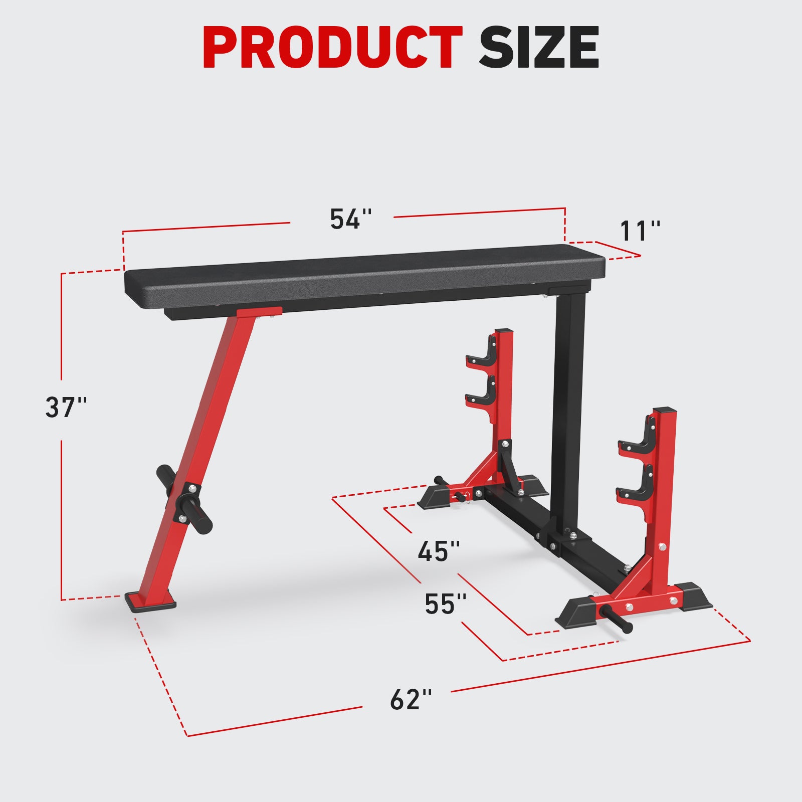 Seal Row Bench for back muscle training and chest-supported rows