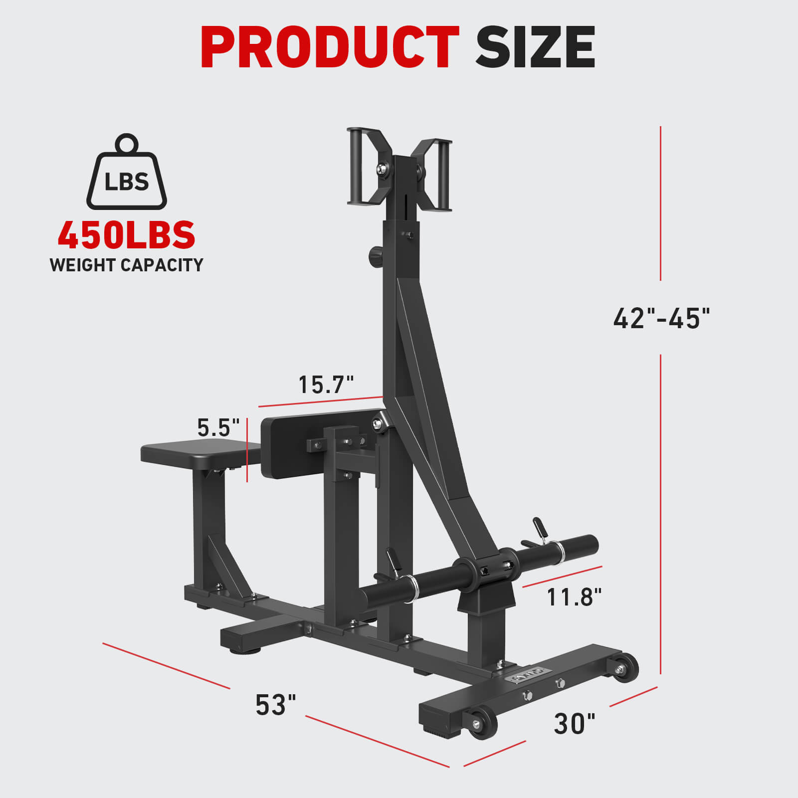seated row machine rm00 product size-gmwd fitness