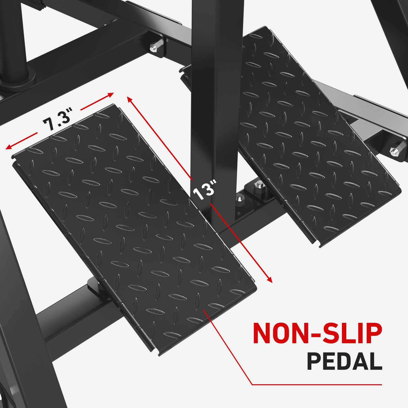 seated row machine sr03 non slip pedal-gmwd fitness