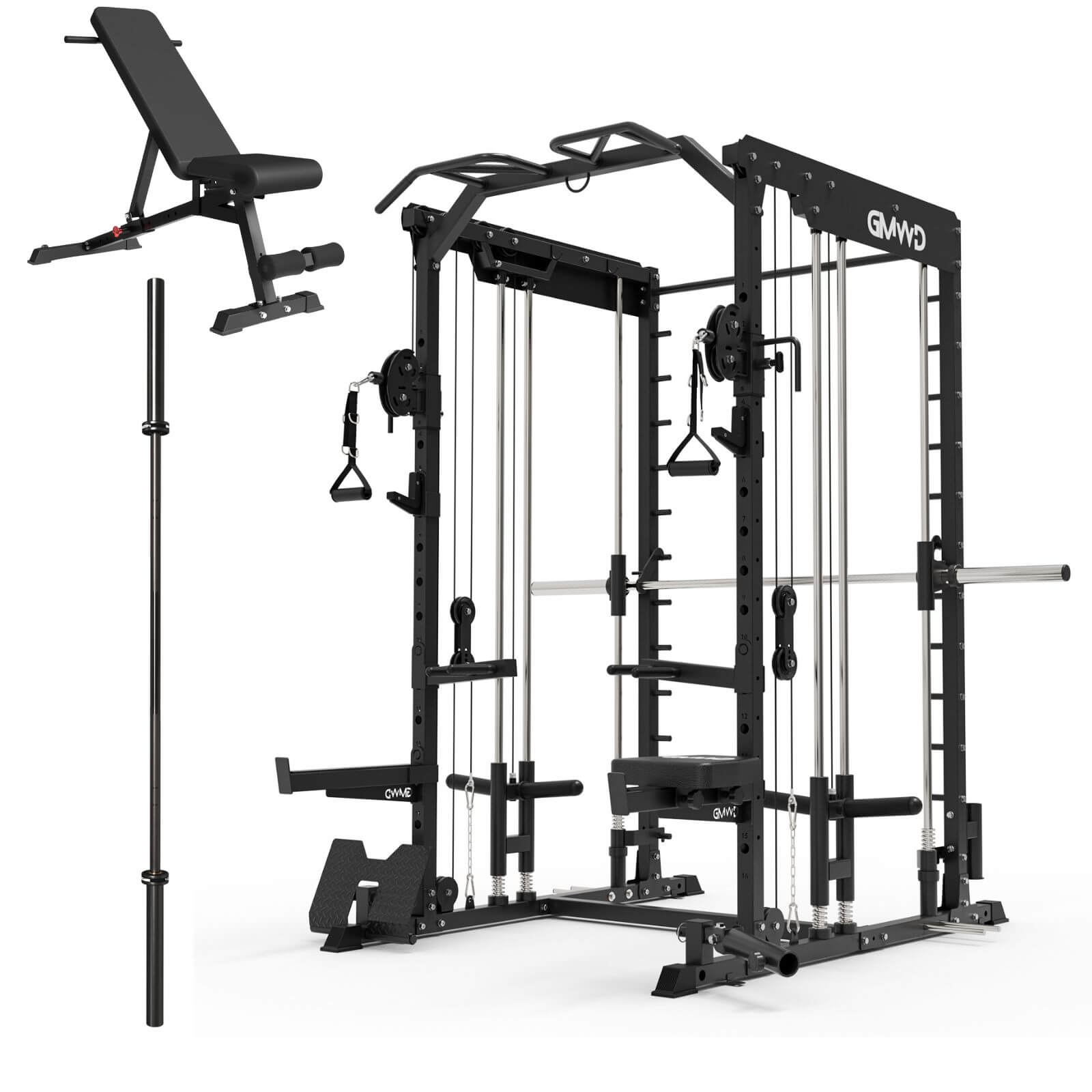 Dual Action Smith Machine with Functional Trainer SM01