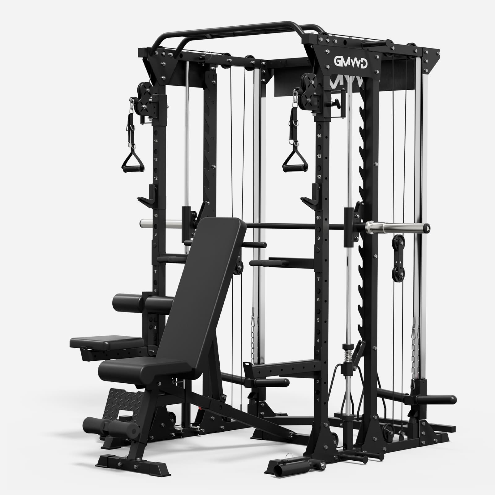 All-In-One Smith Machine with Functional Trainer SM12 2.0