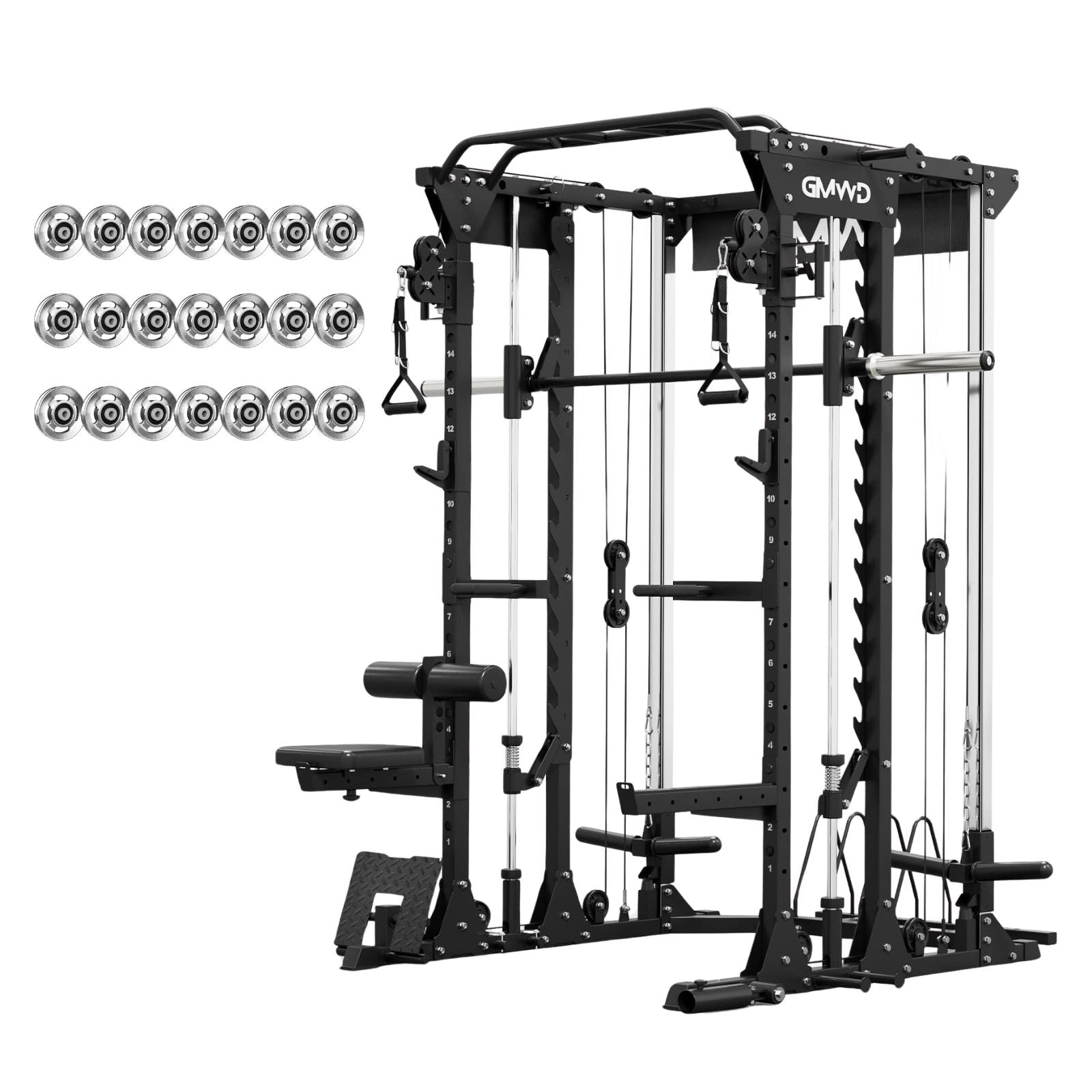 All-In-One Smith Machine with Functional Trainer SM12 2.0