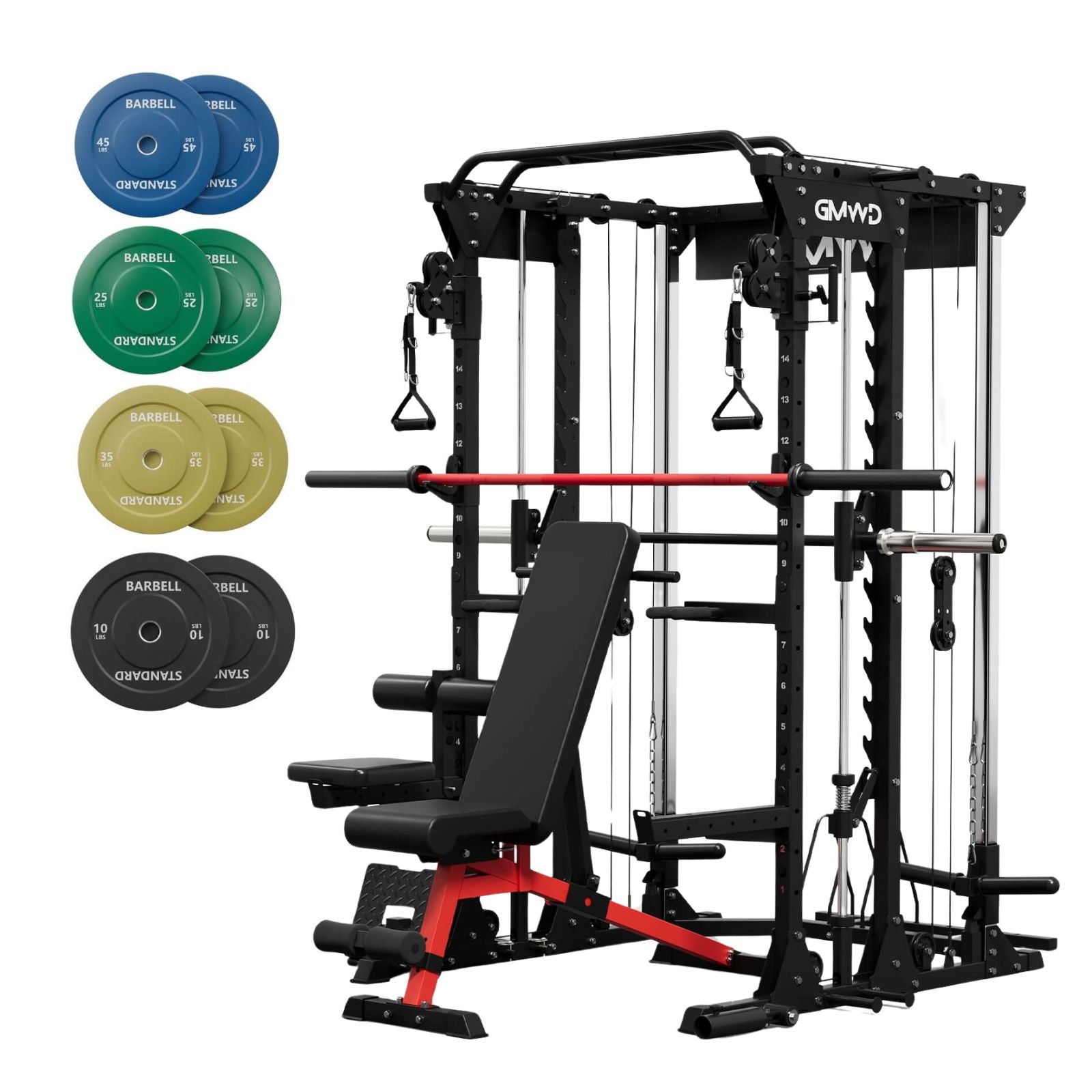 All-In-One Smith Machine with Functional Trainer SM12 2.0