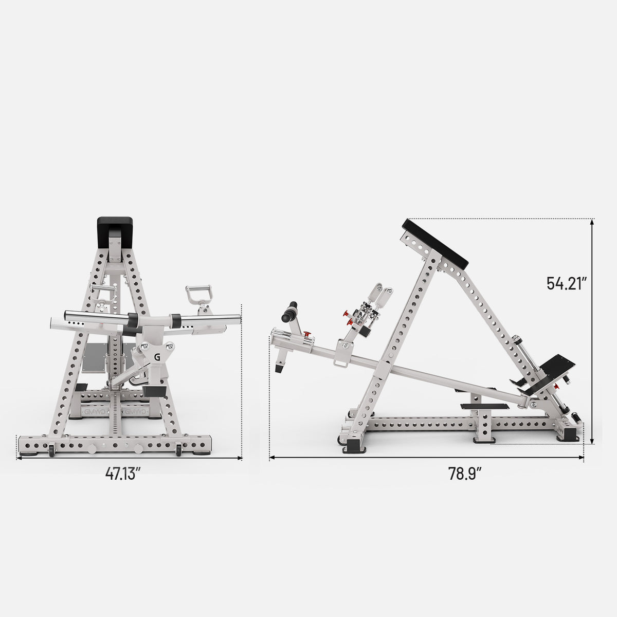 Ascent SR10 Chest-Supported T-Bar Row Machine