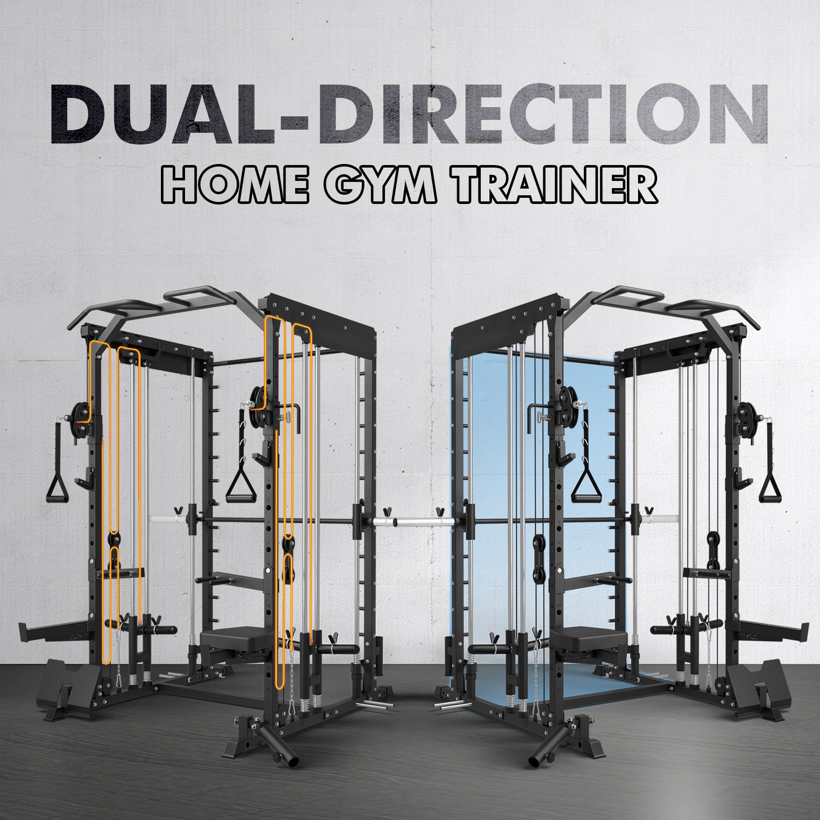 Dual Action Smith Machine with Functional Trainer SM01