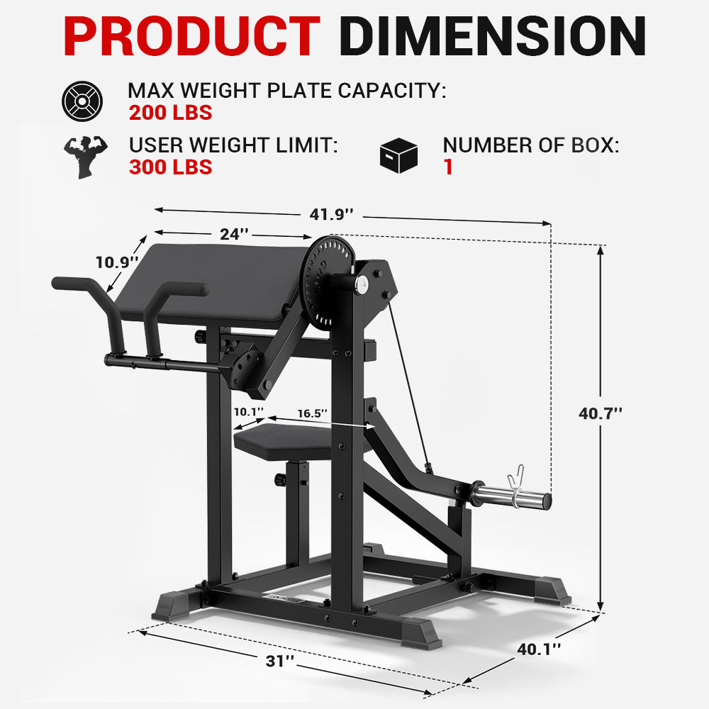 1:1 Cable Ratio Bicep Curl And Tricep Extension Machine WJ00