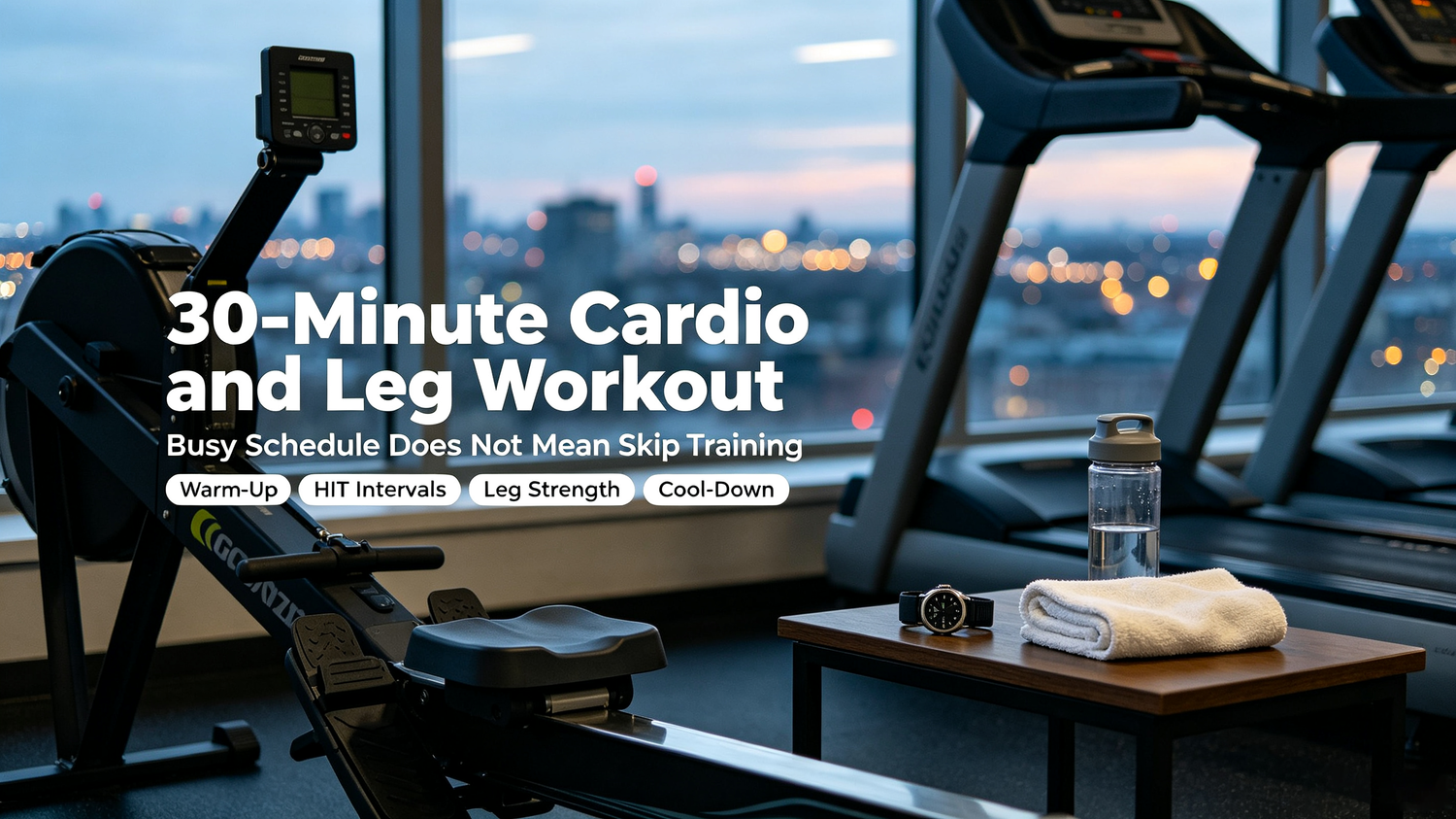 Why Cardio and Leg Training Make a Great 30-Minute Workout
