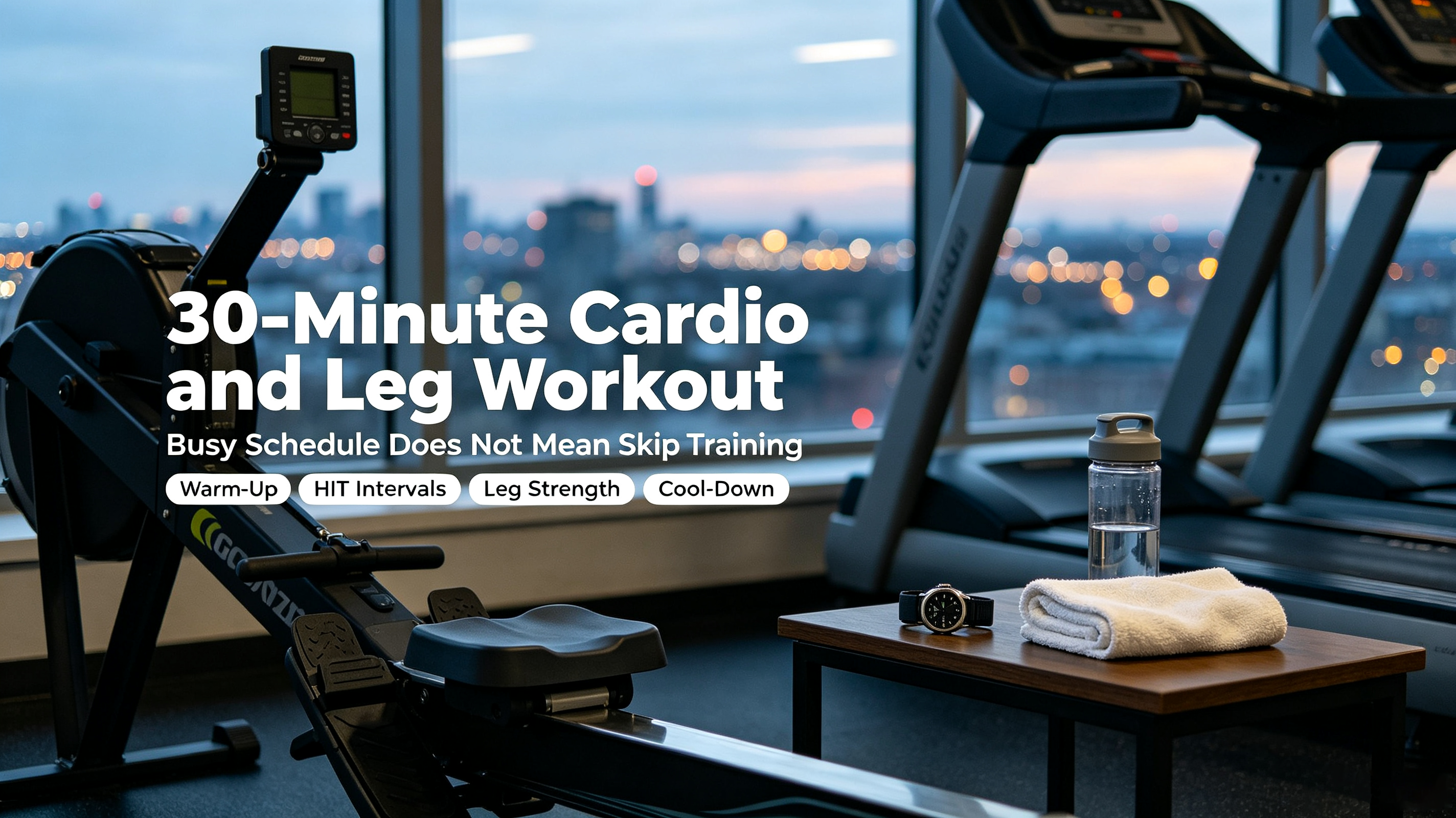 Why Cardio and Leg Training Make a Great 30-Minute Workout