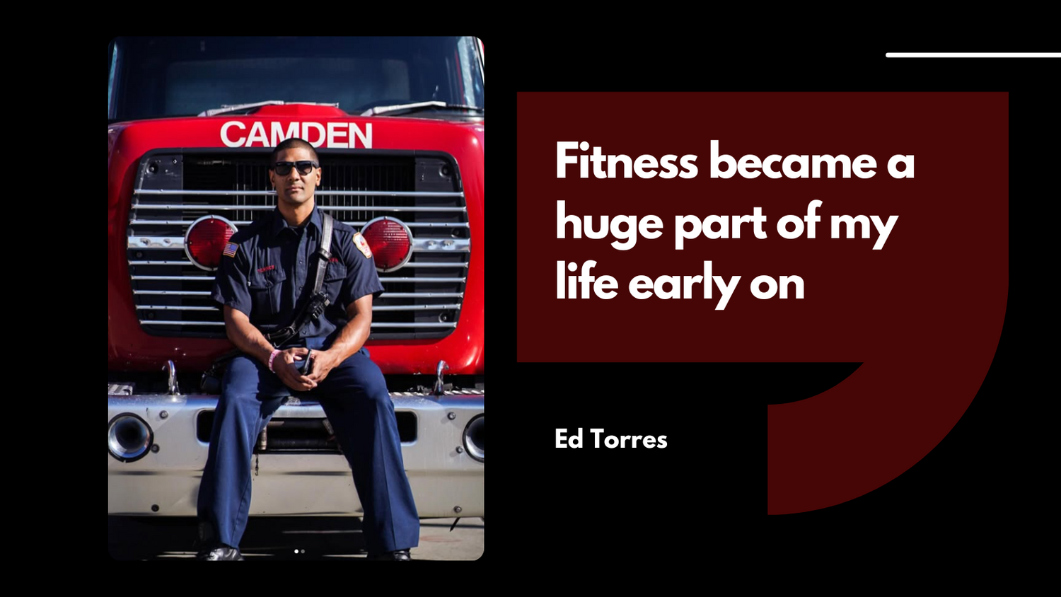 Ed Torres: At the age of 38, I couldn’t feel better