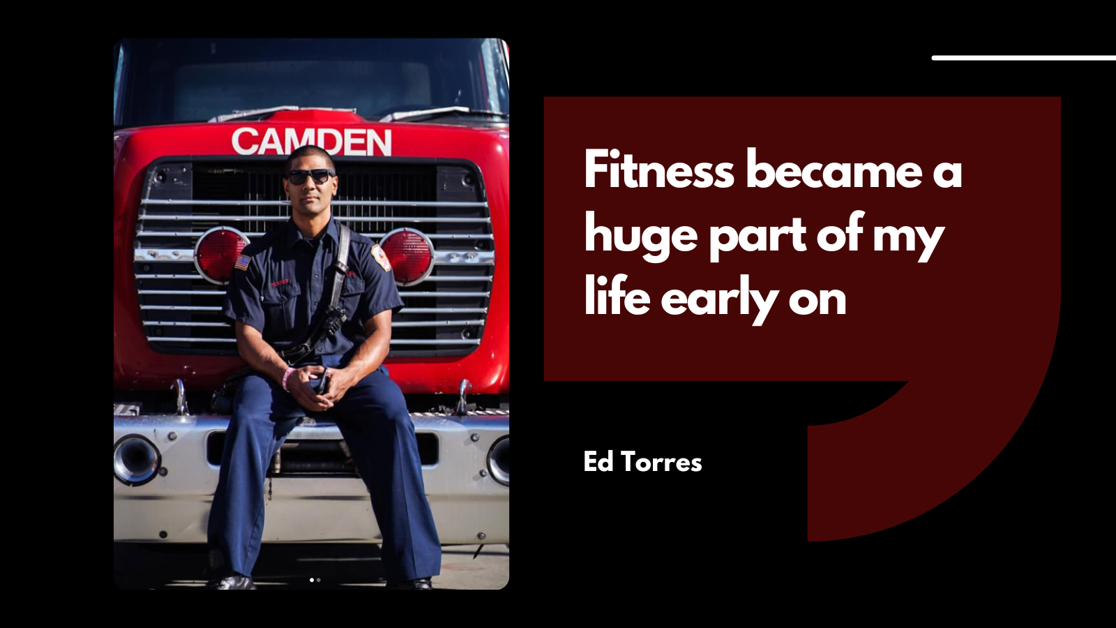 Ed Torres: At the age of 38, I couldn’t feel better