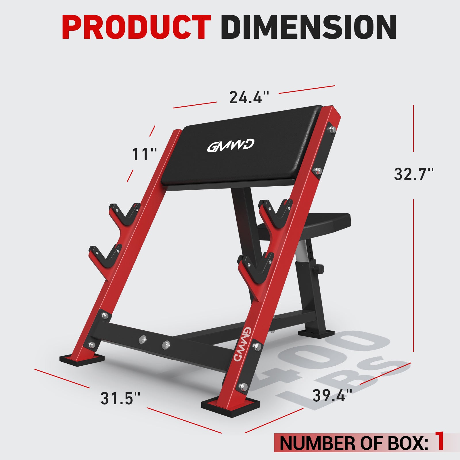 Preacher Curl Bench PB02