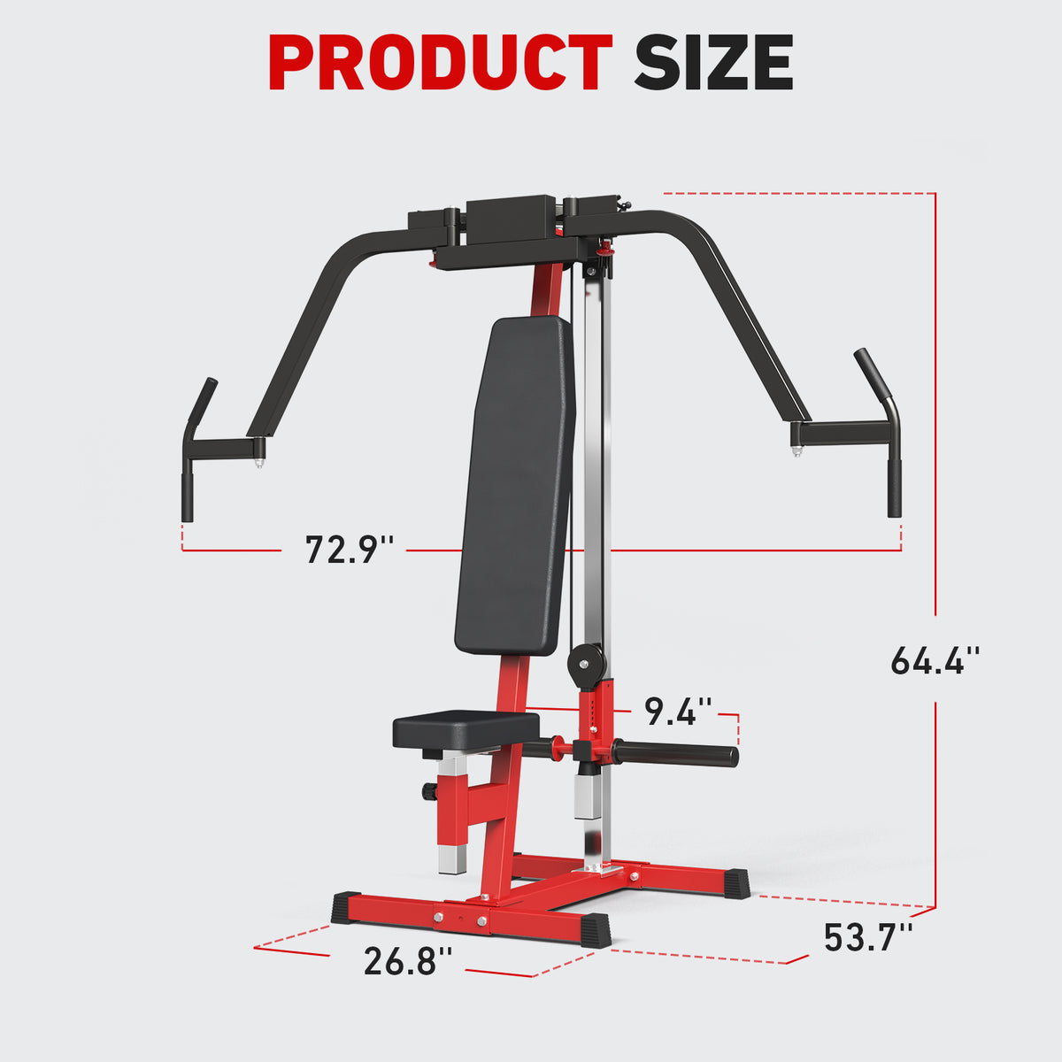 GMWD Pec Deck/ Rear Delt Machine Seated Pec Fly Chest 400 lbs Upper ...