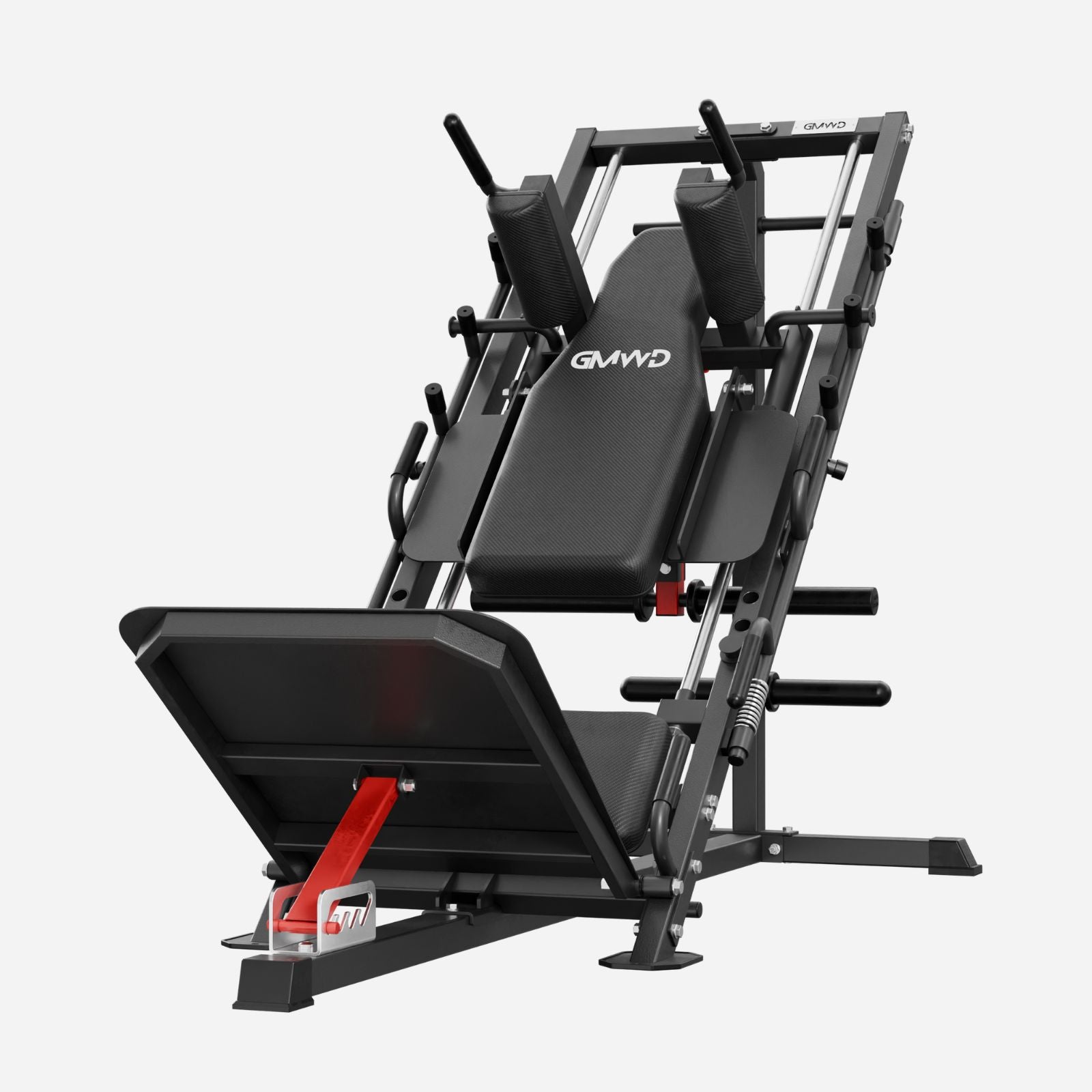 thumbnail image 2 of 24/mo - Finance GMWD Leg Press Hack Squat Machine Combo, DD06-V2 Leg Exercise Machine With Linear Bearing, Lower Body Special With Weight Storage For Quads, Hamstring, Glutes | Buy Now, Pay Later 2 of 13