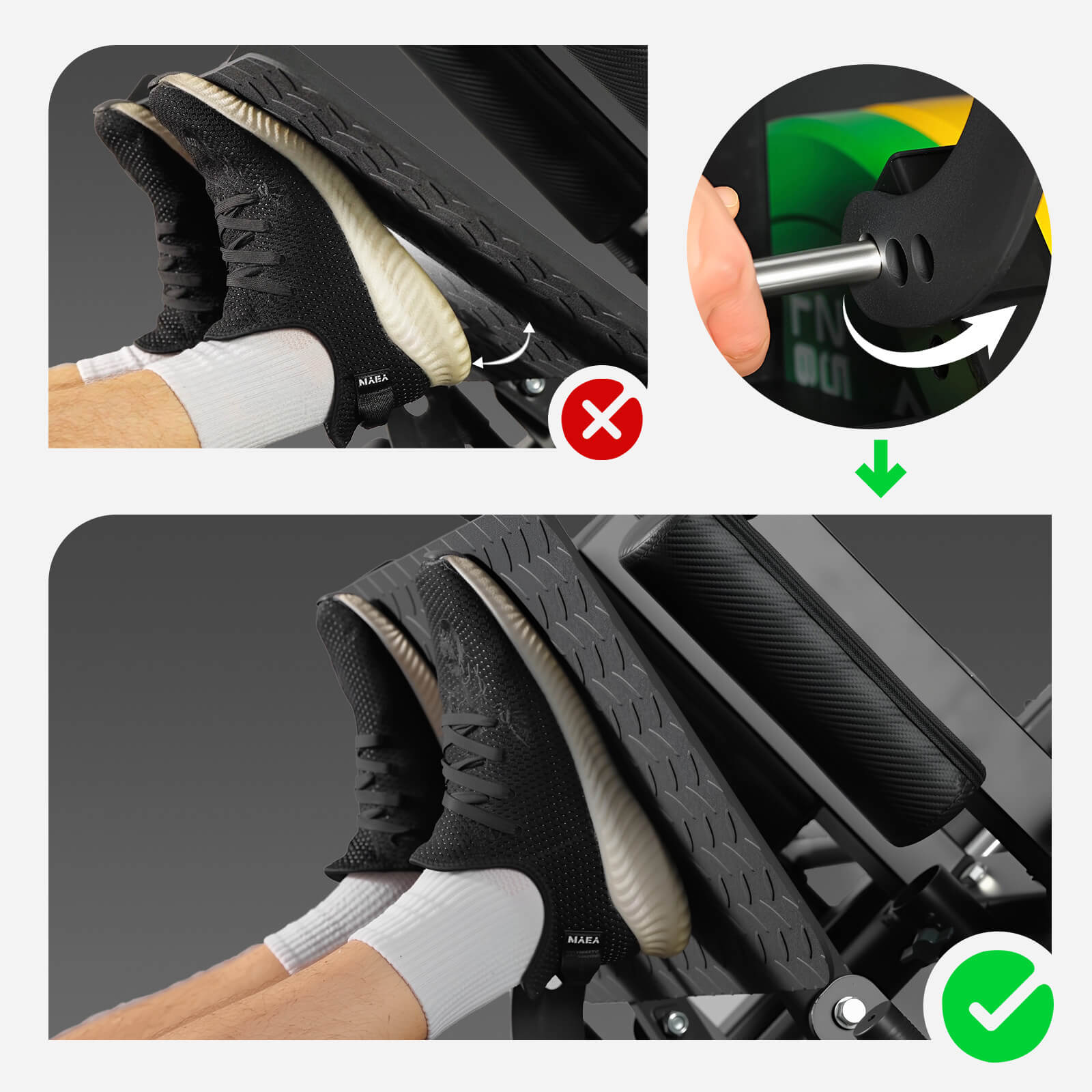 Ultimate 2-in-1 Leg Press Hack Squat Machine DD09