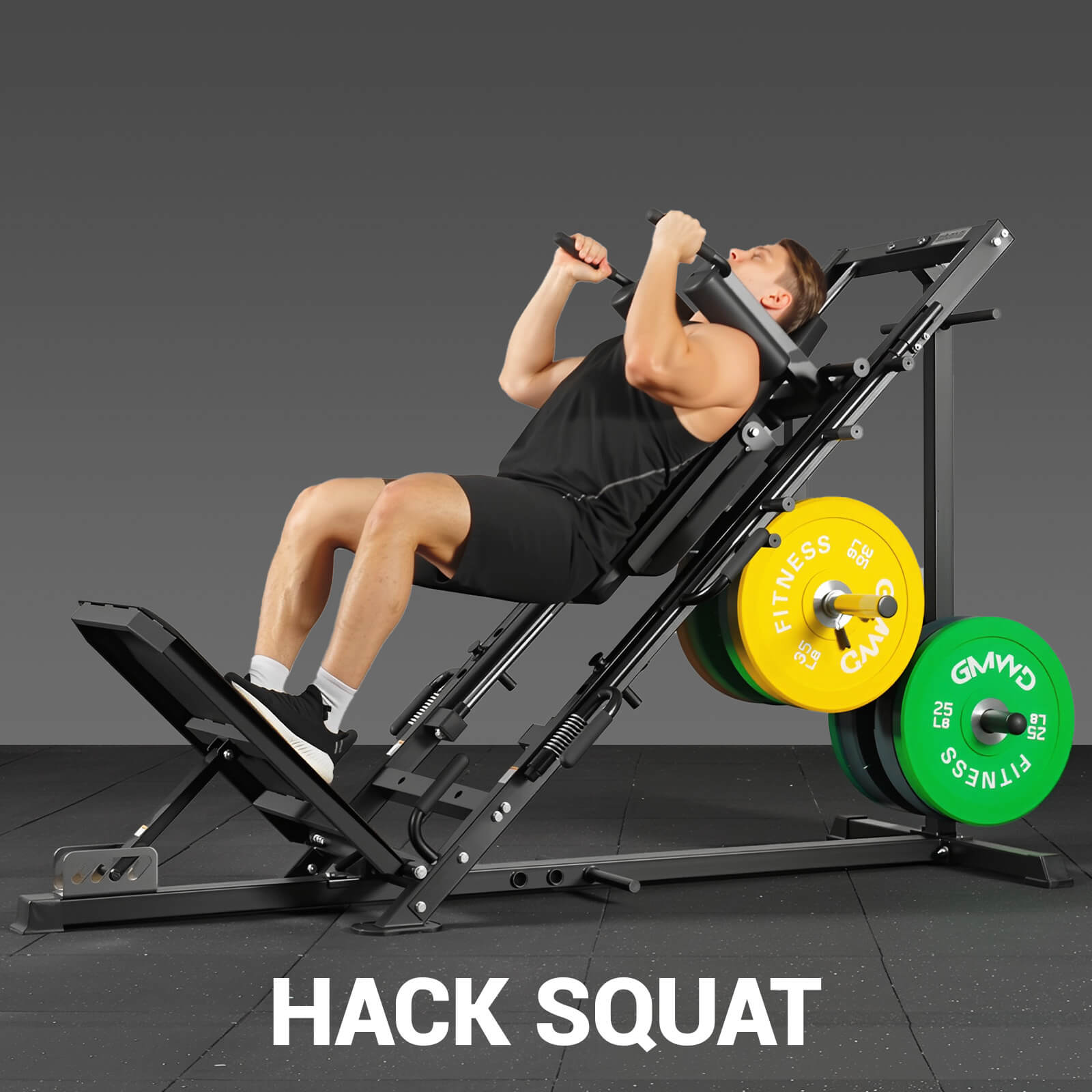 Ultimate 2-in-1 Leg Press Hack Squat Machine DD09