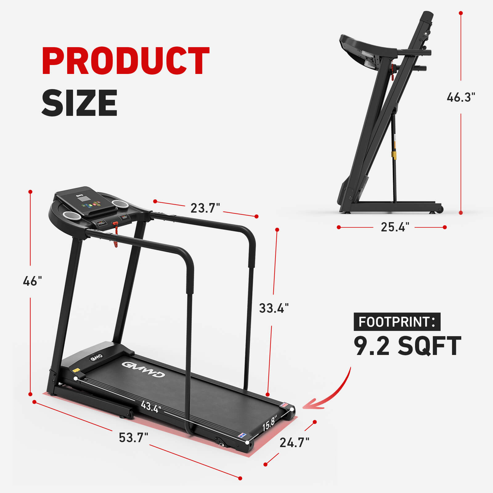 2-IN-1 Walking Treadmill RT00