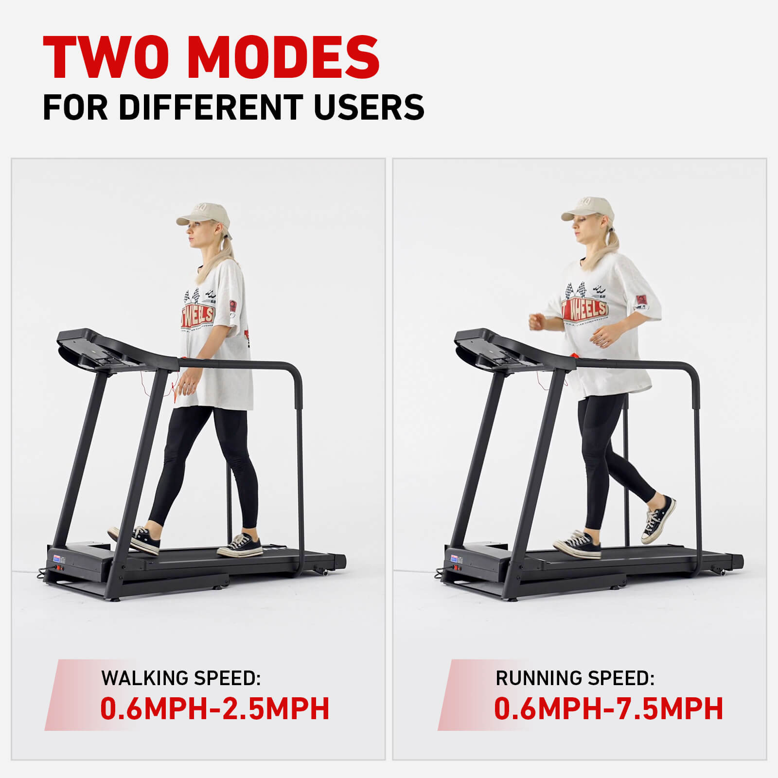 2-IN-1 Walking Treadmill RT00