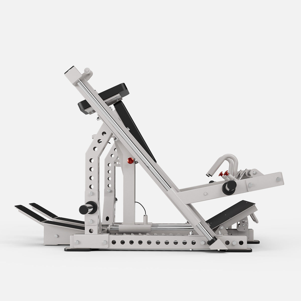 GMWD Ascent SR9 Dual-Sided Linear Row Machine White - Left Side View