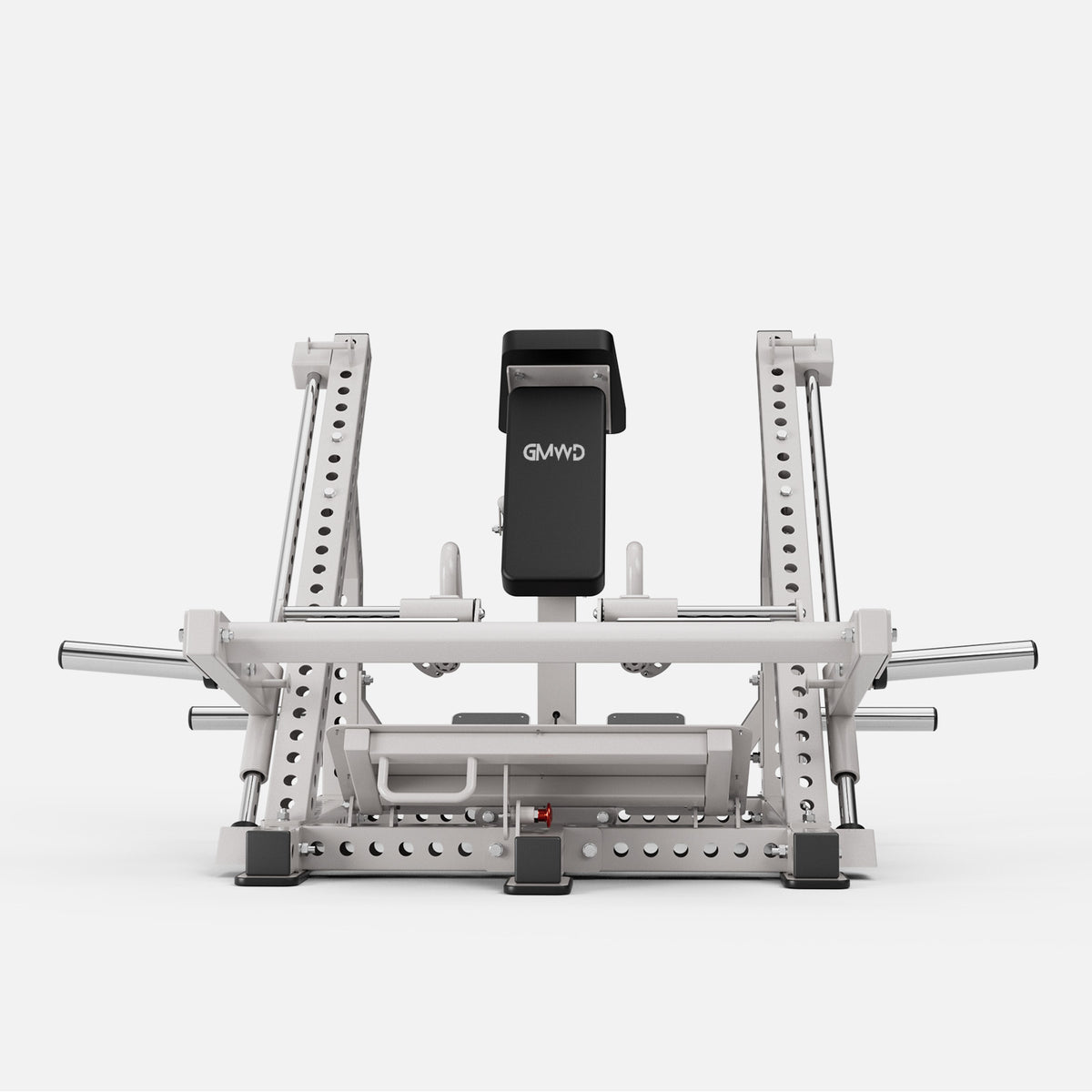 GMWD Ascent SR9 Dual-Sided Linear Row Machine in White - Straight Front Head-On View