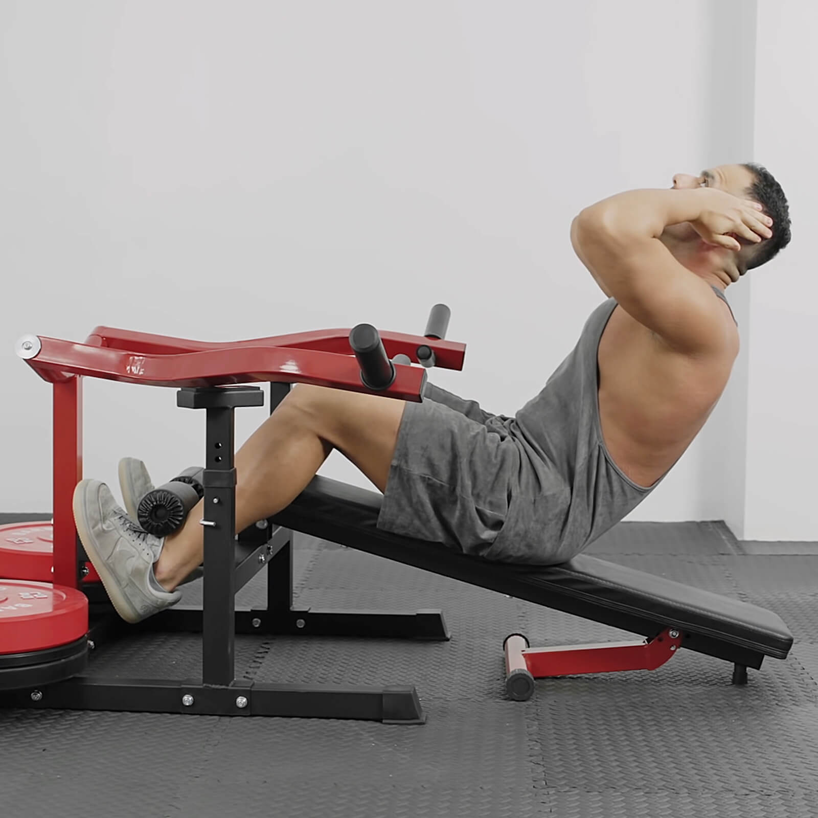 gmwd bench press machine v1 movement ab crunch