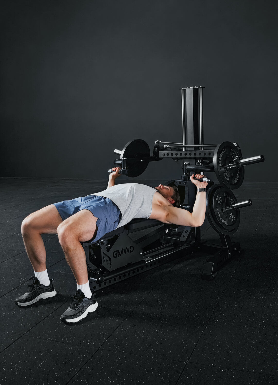 GMWD V8 FID Bench Press & Shoulder Press Machine | 3x3 Steel