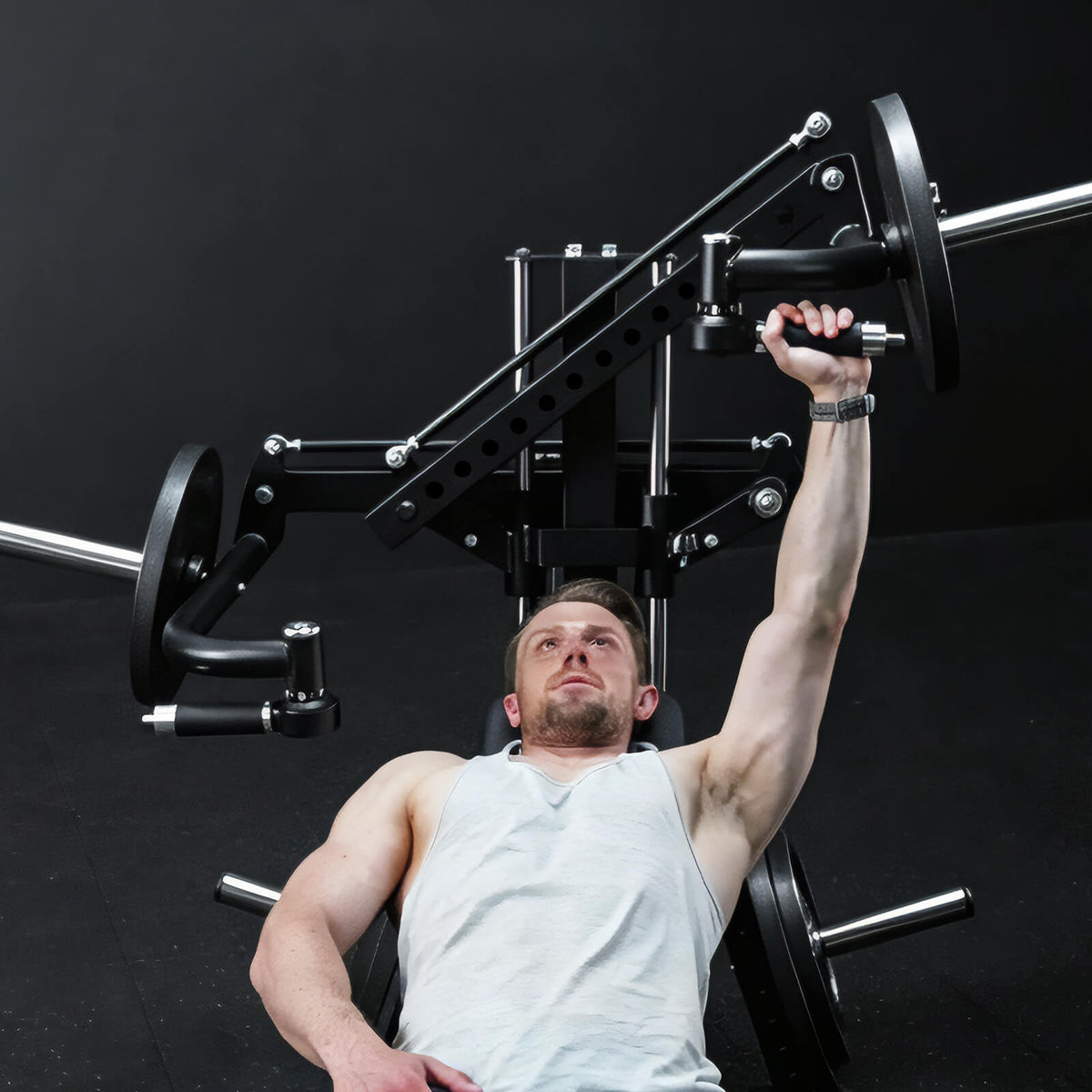 GMWD V8 FID Bench Press & Shoulder Press Machine | 3x3 Steel