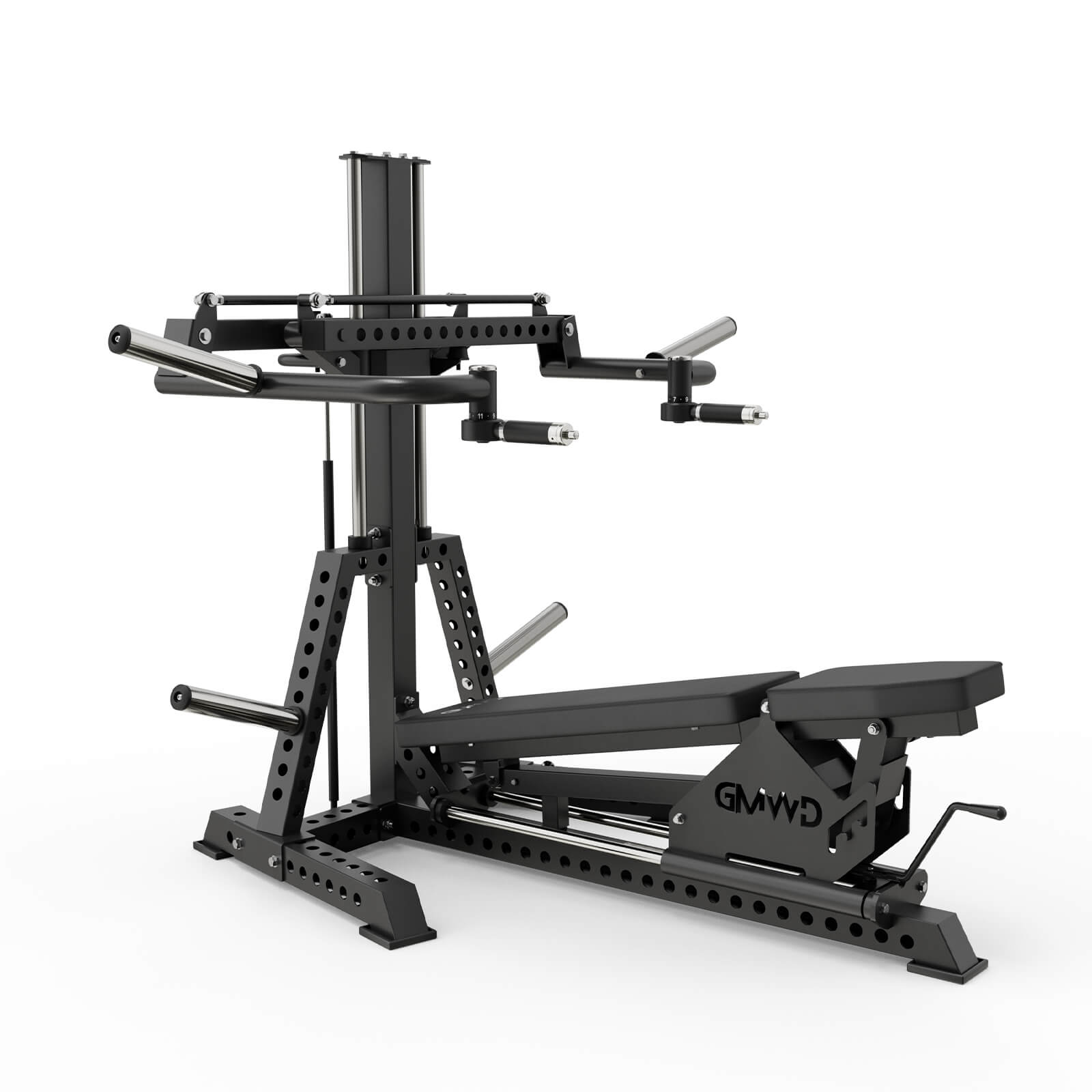 GMWD V8 FID Bench Press & Shoulder Press Machine | 3x3 Steel