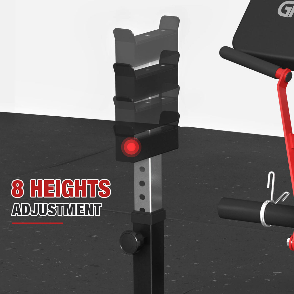 GMWD Bicep Curl Machine Preacher Curl Bench, Arm Workout Machine