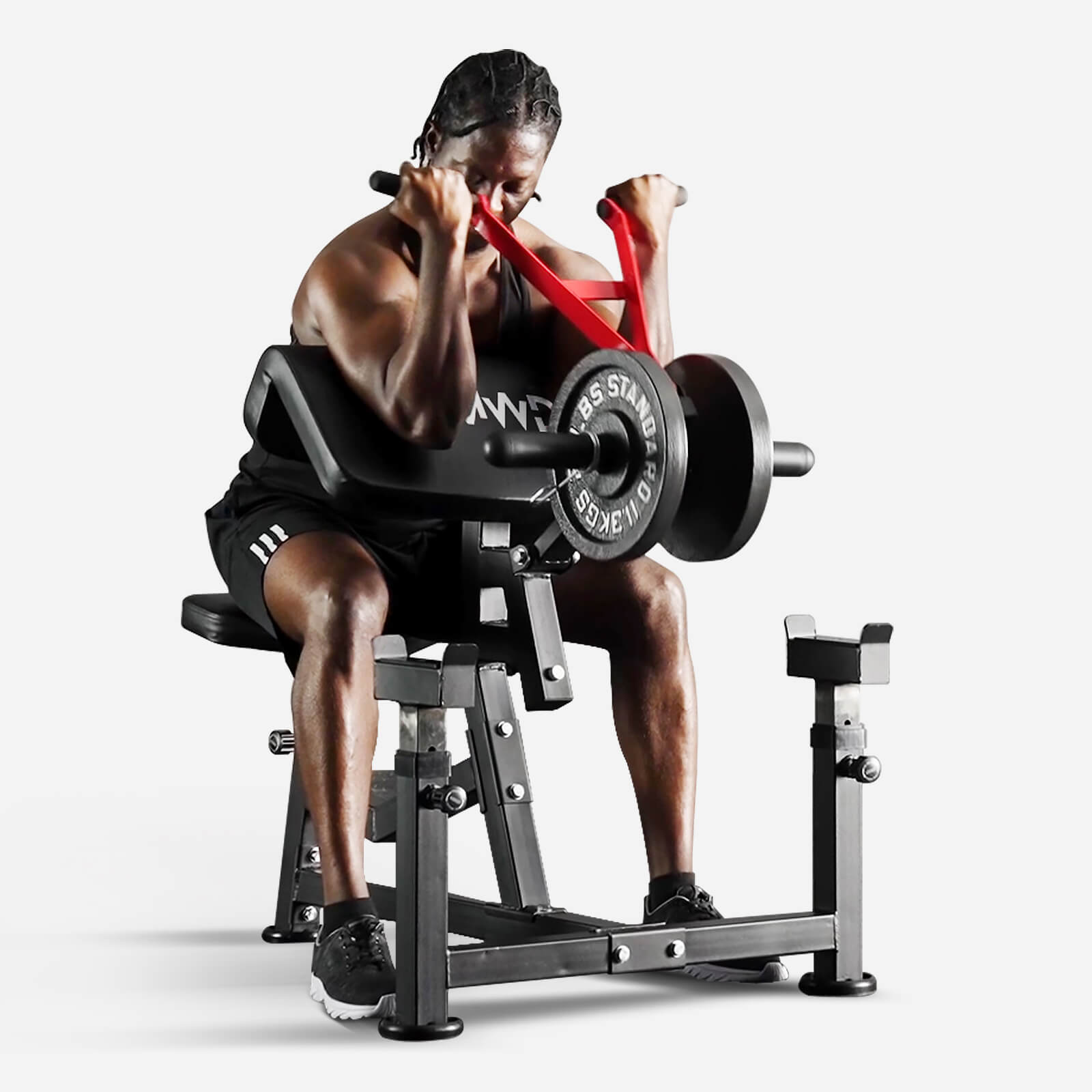 GMWD Bicep Curl Machine Preacher Curl Bench Arm Workout Machine GMWD Bicep Curl Machine Preacher Curl Bench Arm Workout Machine
