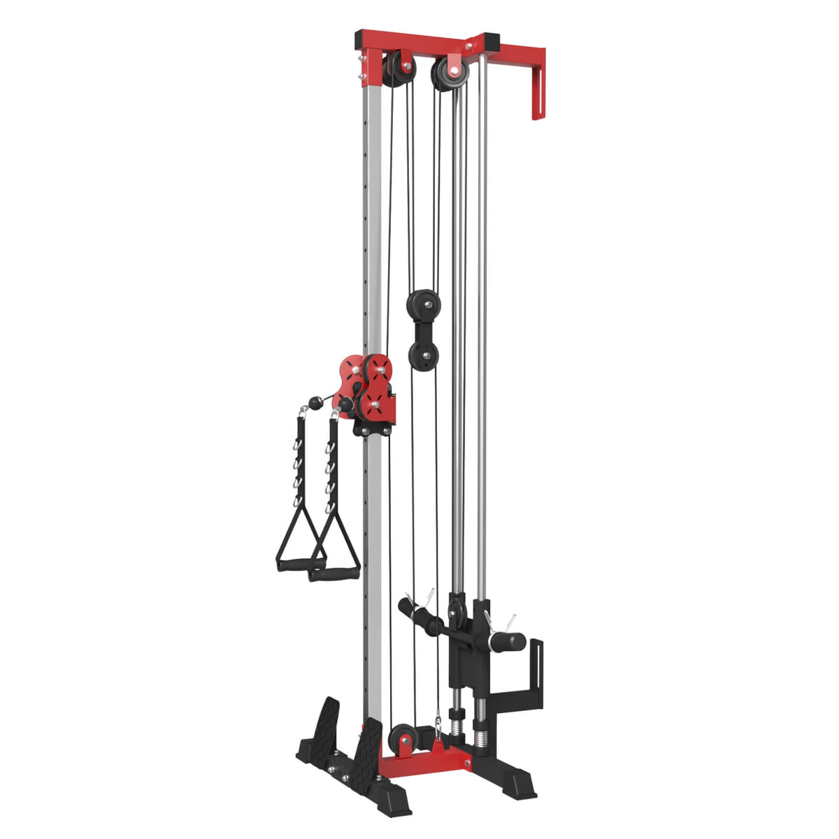 Wall Mount Cable Machine, Lat Power Cable/Crossover Dual Pulley - GMWD