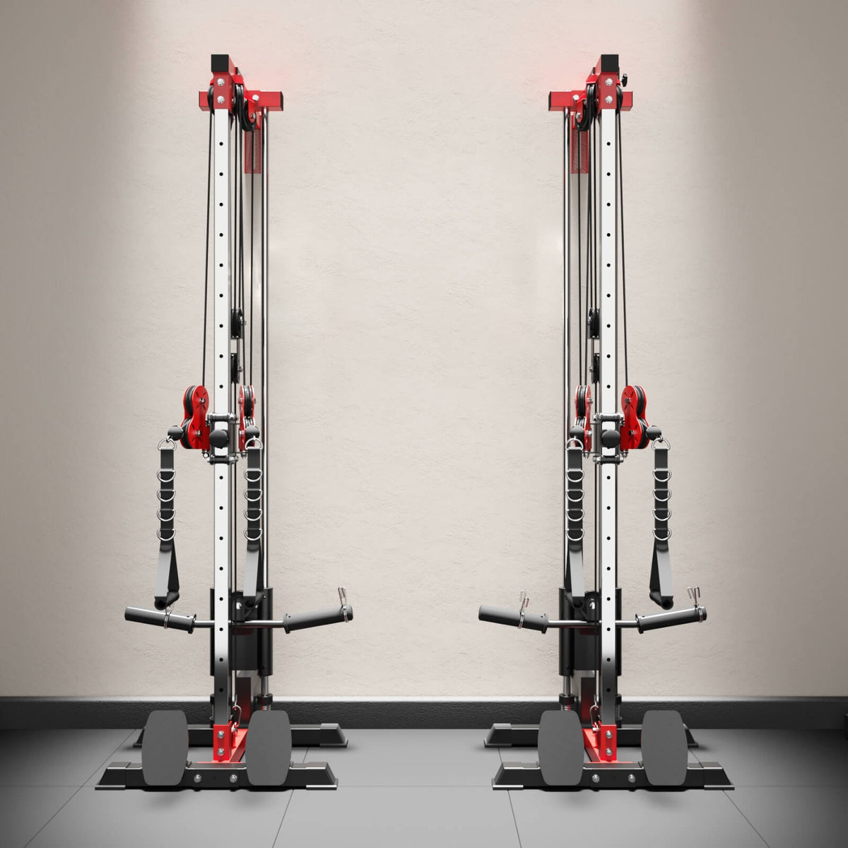 Wall Mount Cable Machine, Lat Power Cable/Crossover Dual Pulley - GMWD