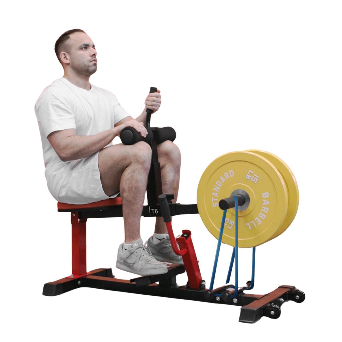 GMWD Seated Calf Raise Machine 550LBS Plate loaded Leg Exercise Homegym